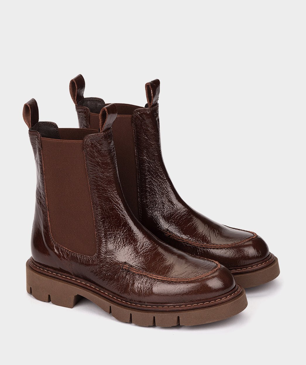 Brown leather boot PEDRO MIRALLES Brown