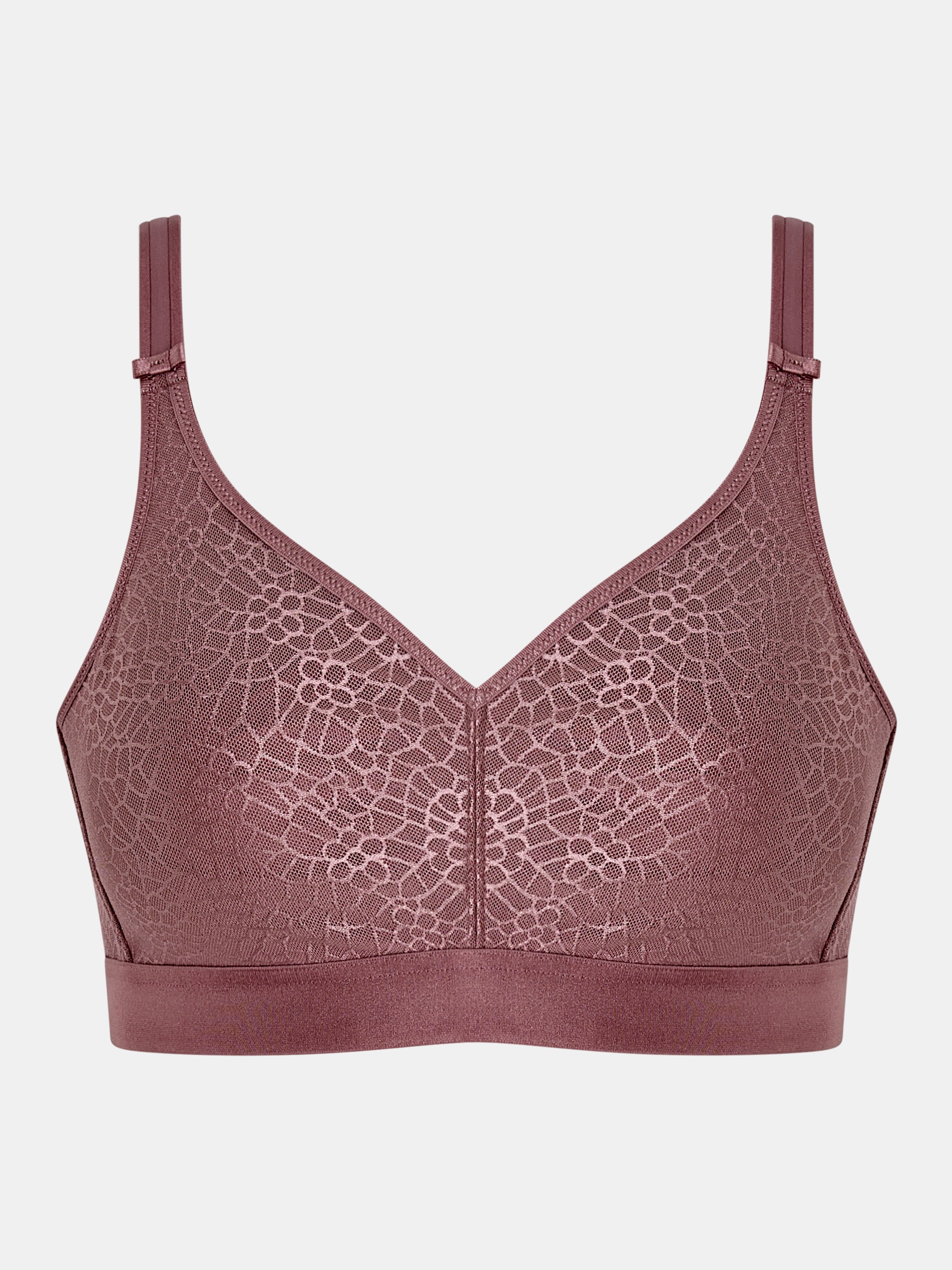 Non-wired support bra Brown