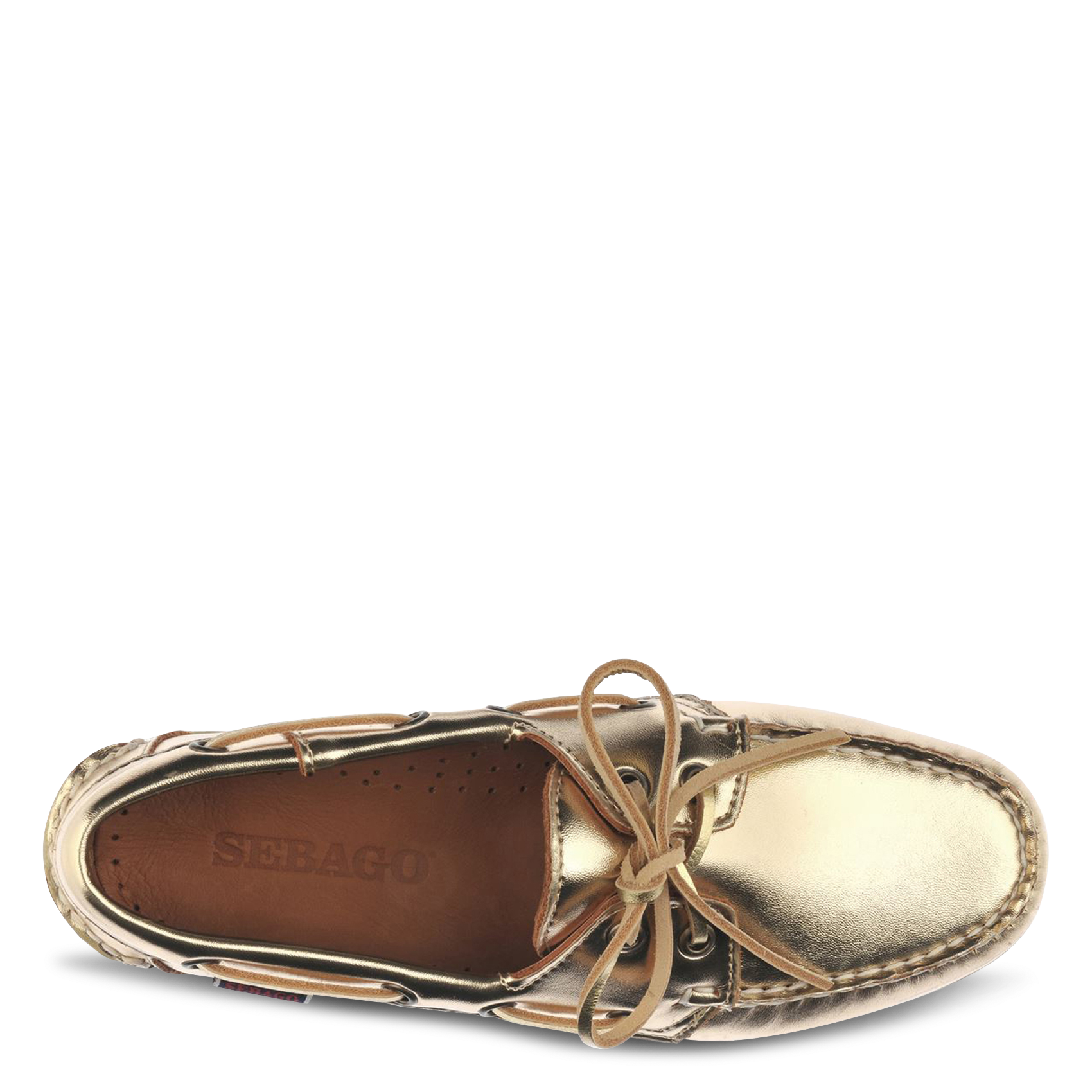 Glanzleder Bootsschuhe SEBAGO Golden