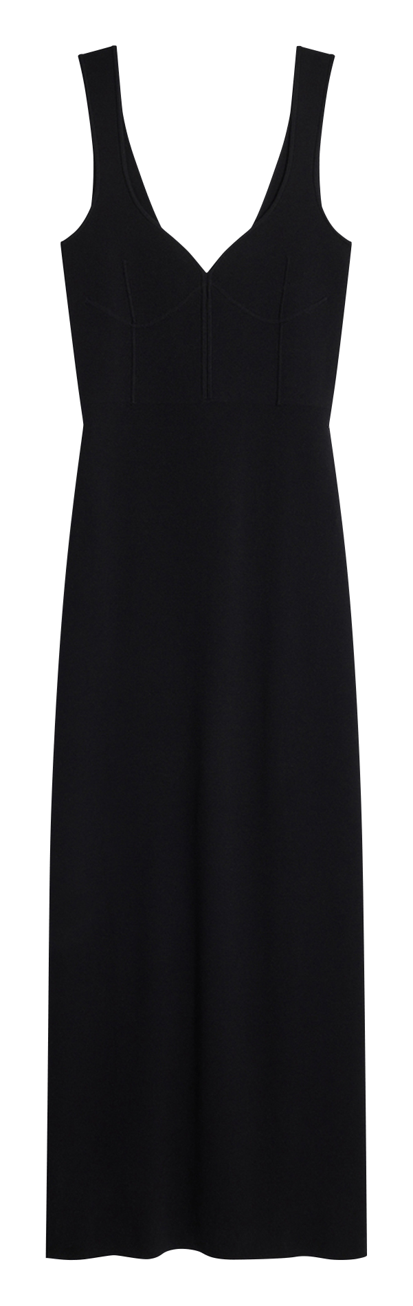 Robe longue col V VANESSA BRUNO Noir