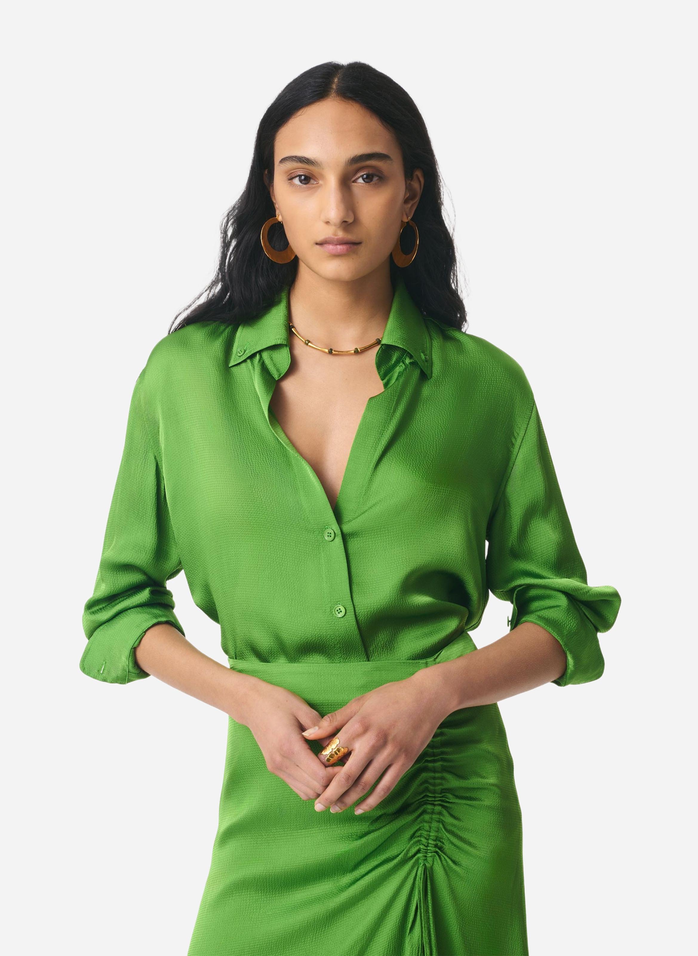 Chemise col classique  VANESSA BRUNO Vert