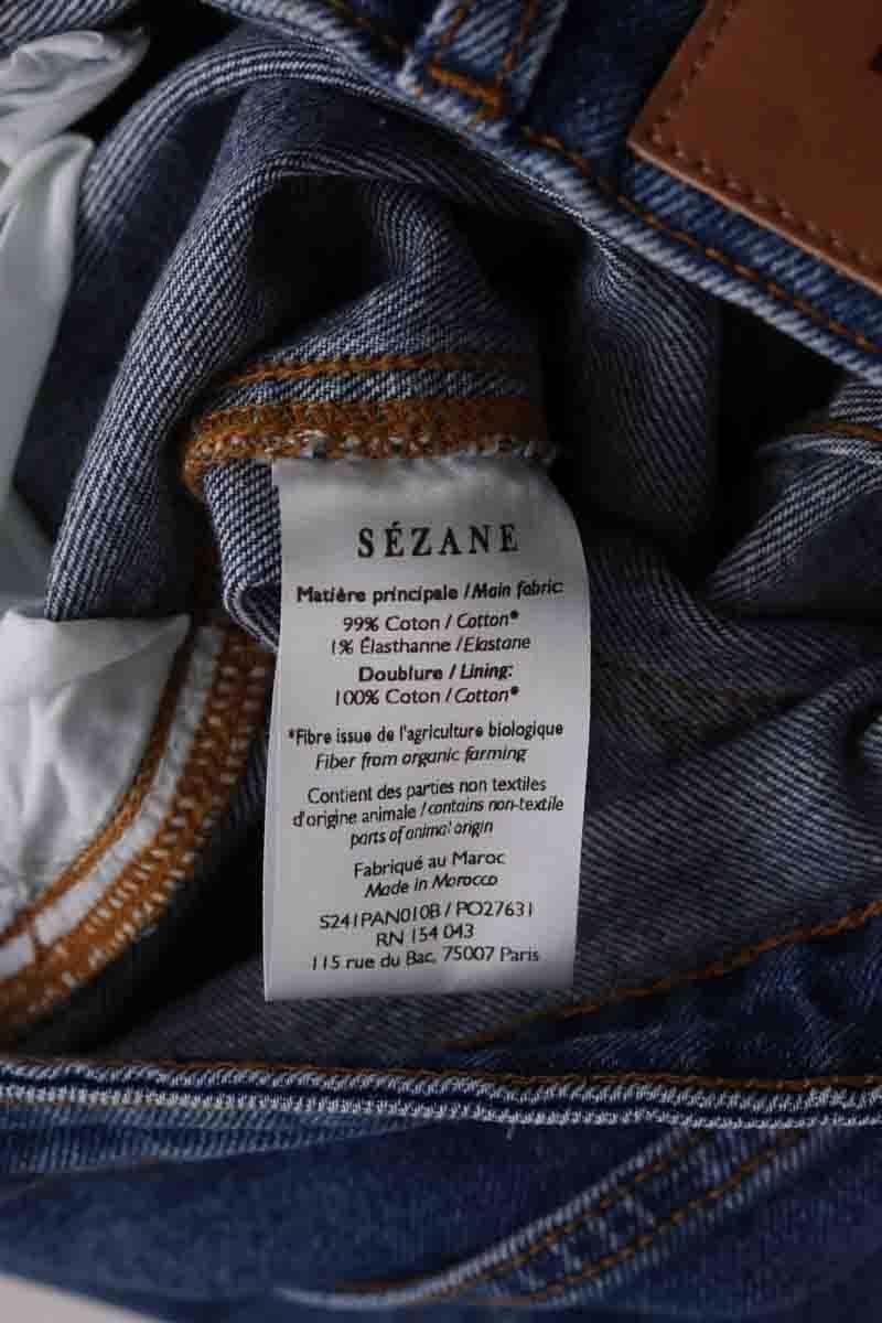 Jean droit SEZANE - Seconde main Bleu