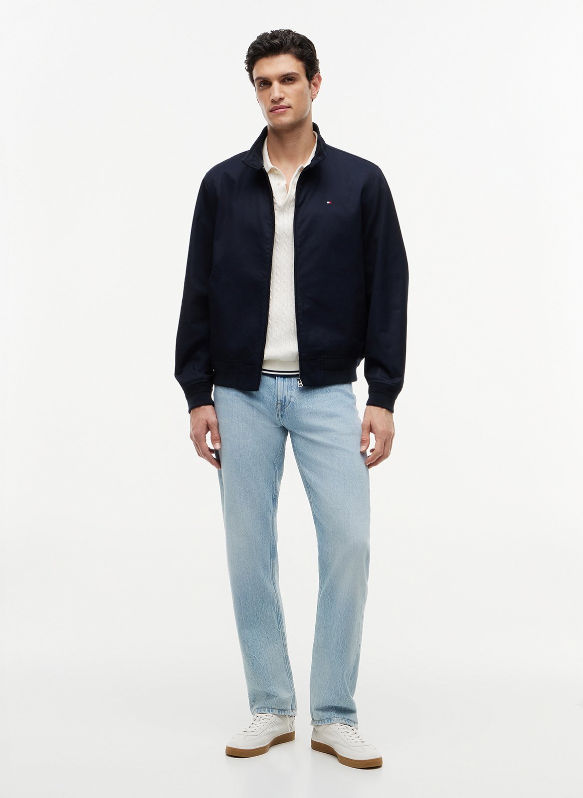 Baumwollblouson TOMMY HILFIGER Blau