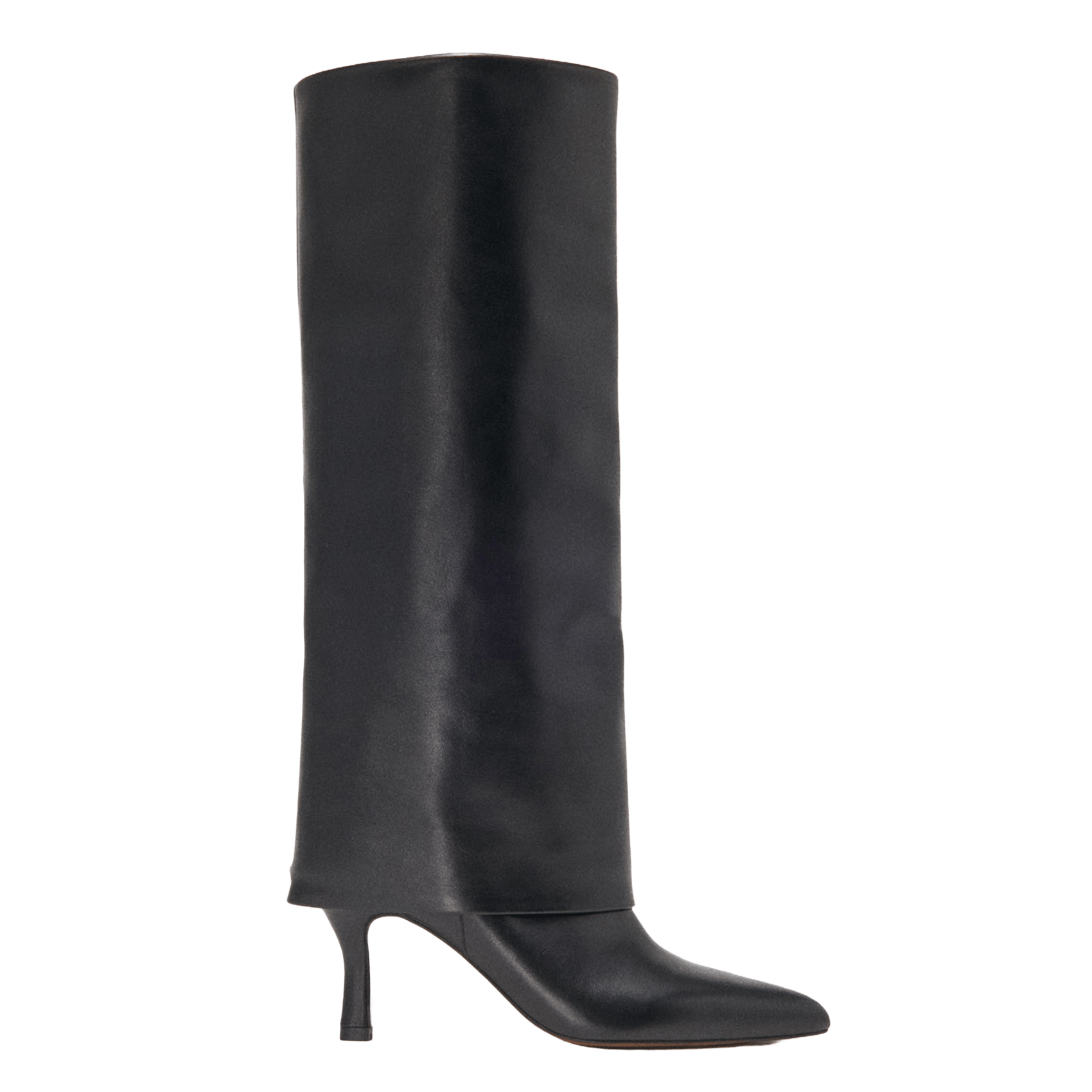 Bottes en cuir MAJE Noir