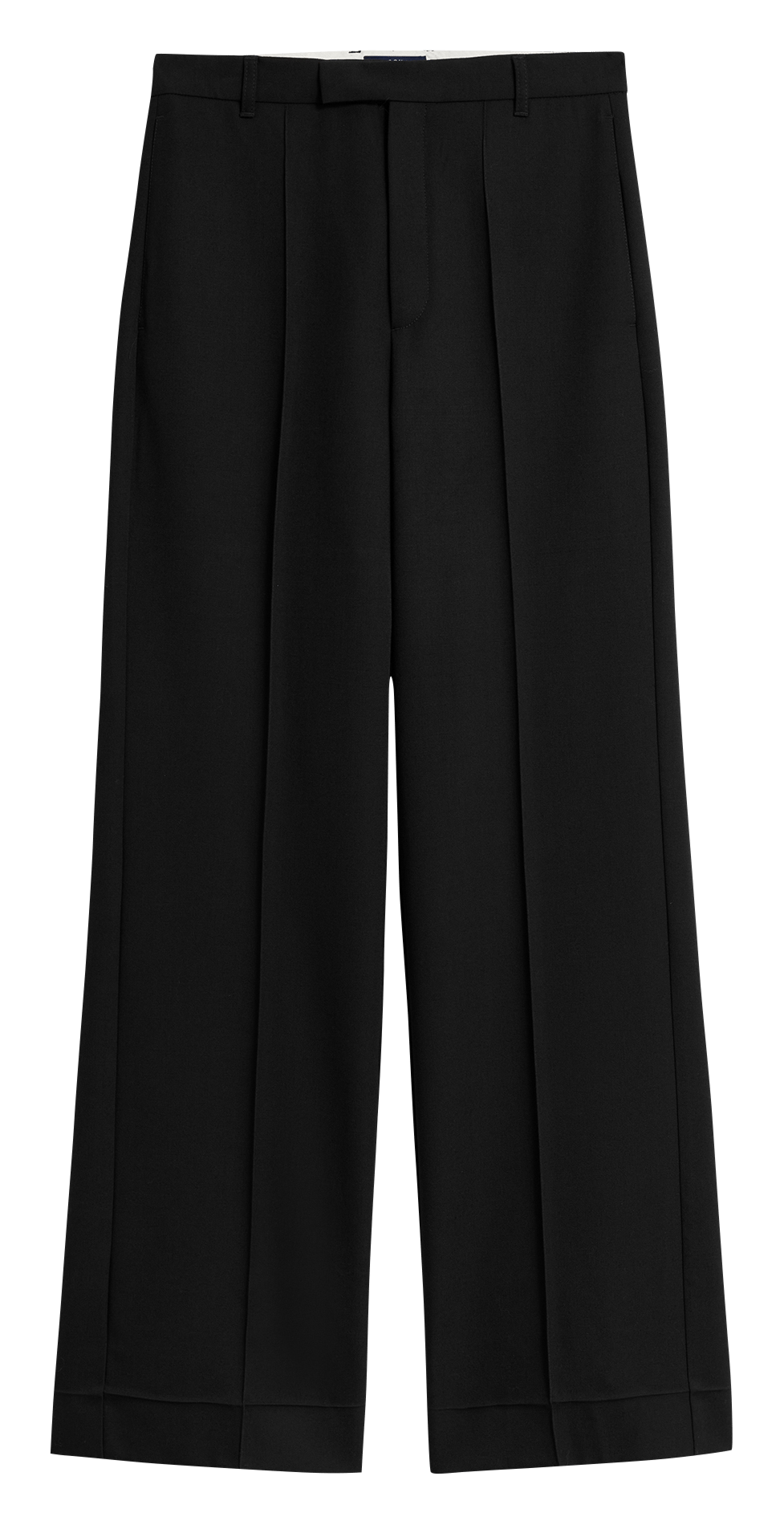 7/8-Bundfaltenhose aus Wolle SOEUR Schwarz