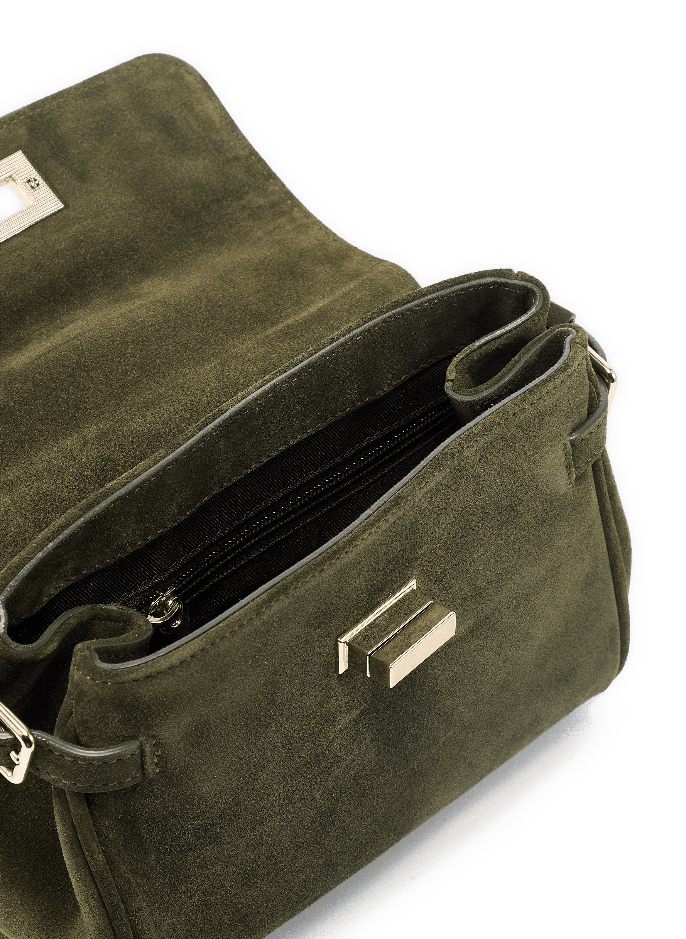 Leather handbag felly s SAISON 1865 Khaki