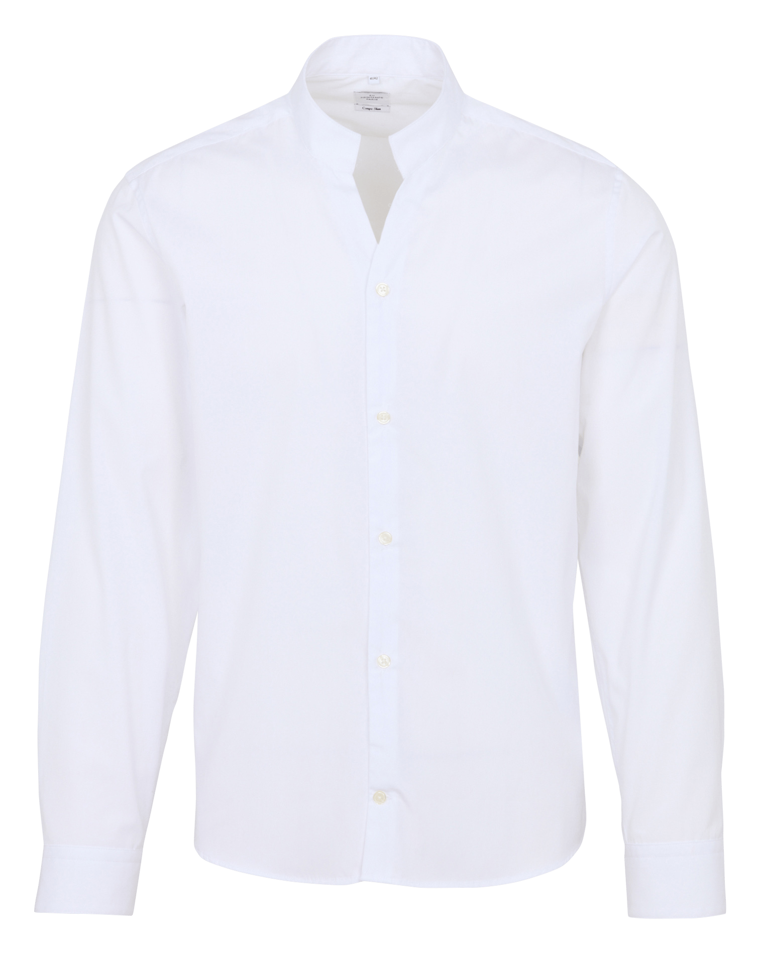 Katoenen blouse met maokraag AU PRINTEMPS PARIS