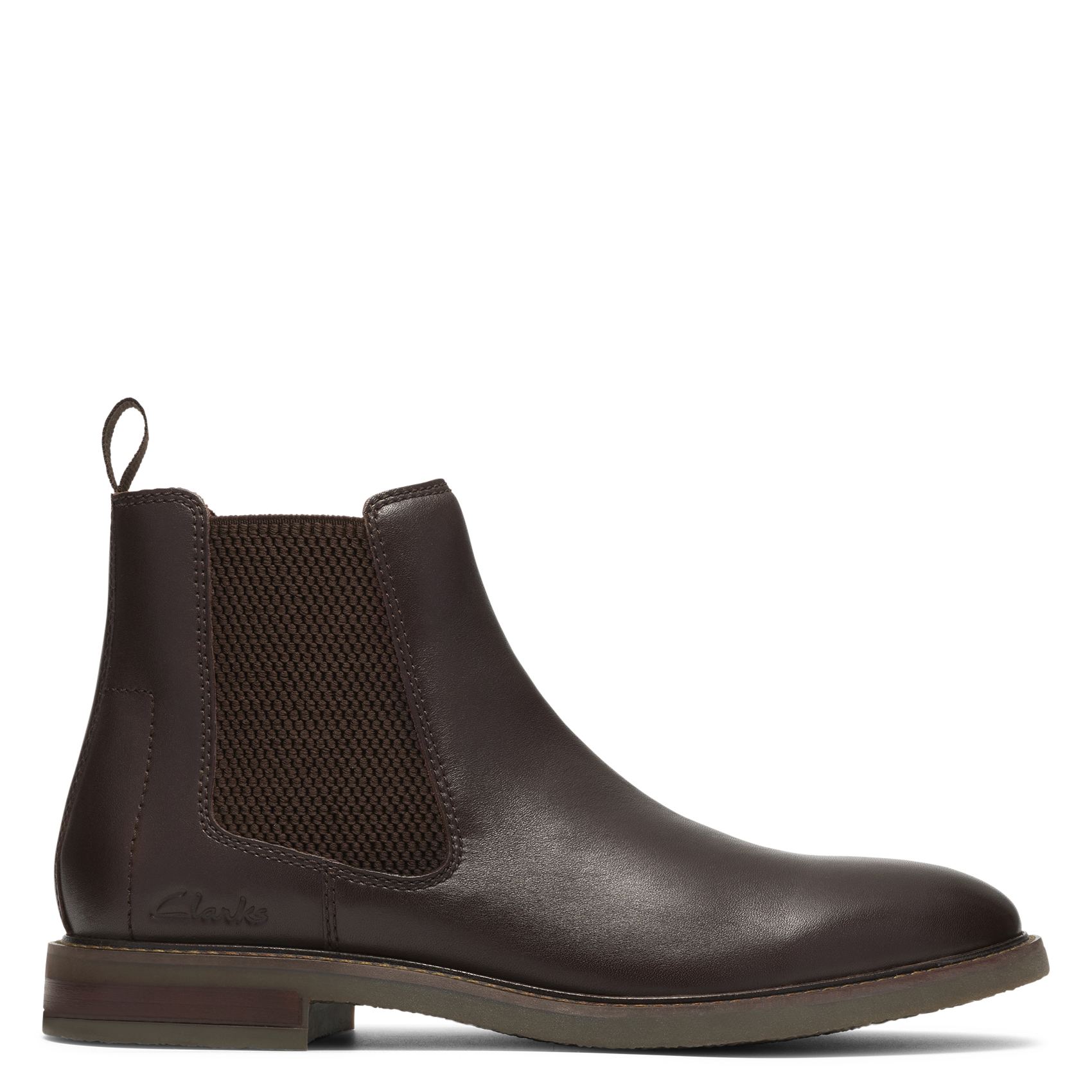 Lederstiefeletten CLARKS Braun
