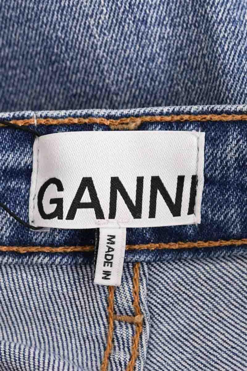 Straight jeans GANNI - Seconde Main Blue