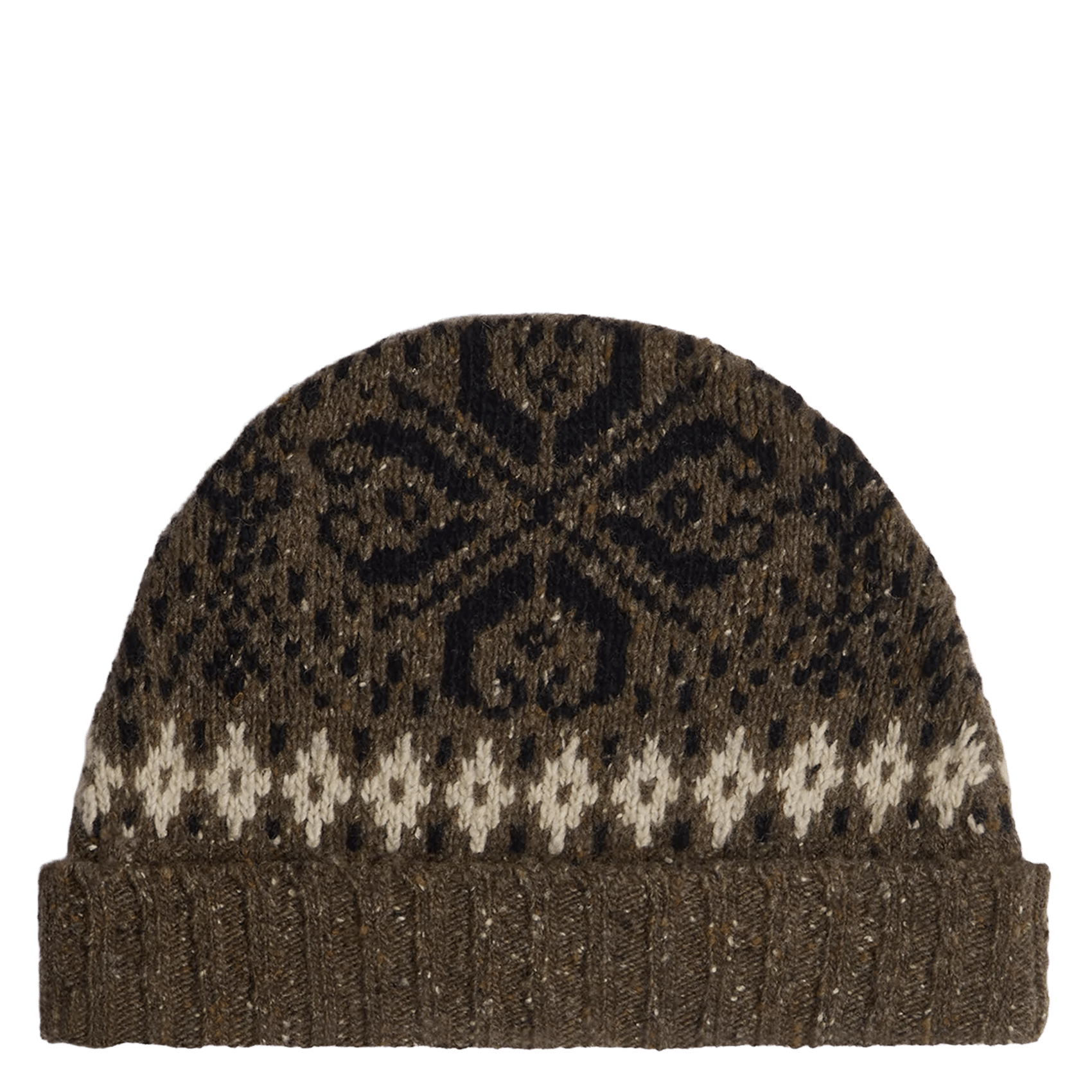 Jacquard-Mütze aus Wollmischung VANESSA BRUNO Beige