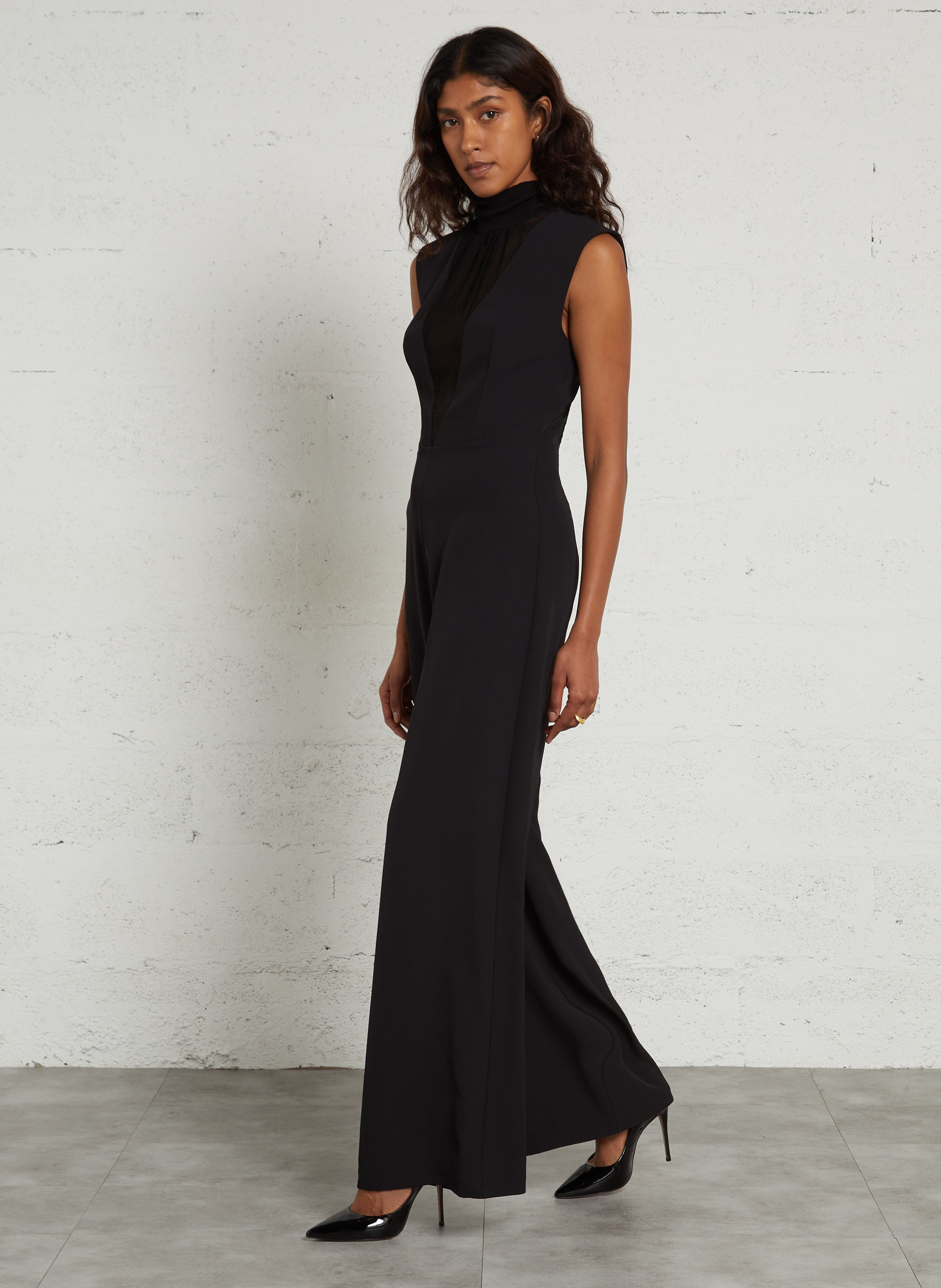 Ärmelloser Jumpsuit IMPERIAL Schwarz