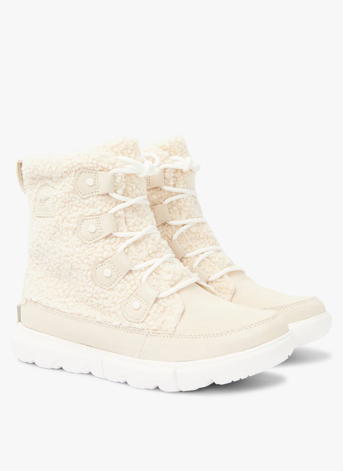 Botines Con Puntera Redonda Bleached Ceramic Sorel Mujer Place