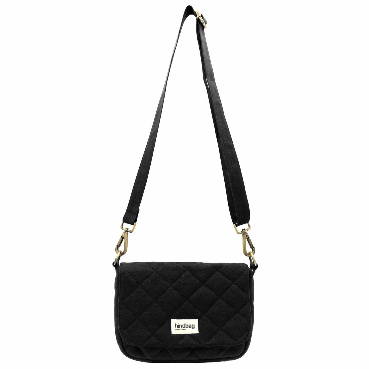 Cotton handbag HINDBAG Black