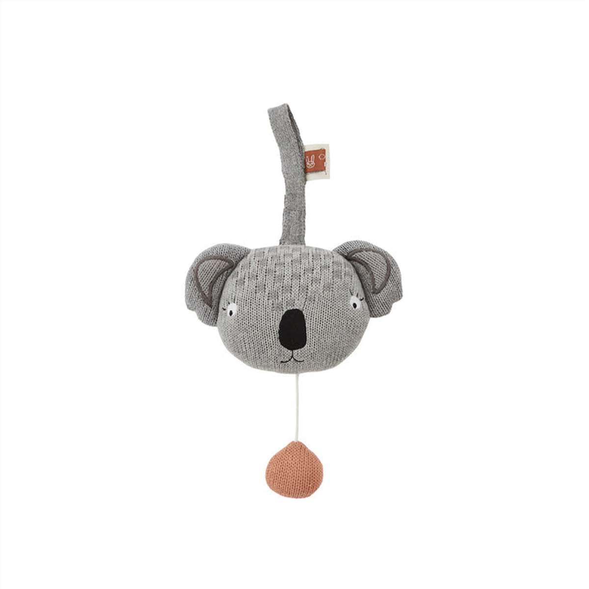 Cotton and polyester music mobile OYOY LIVING DESIGN Grey