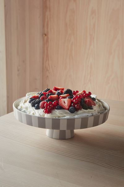 Stoneware plate OYOY LIVING DESIGN Grey