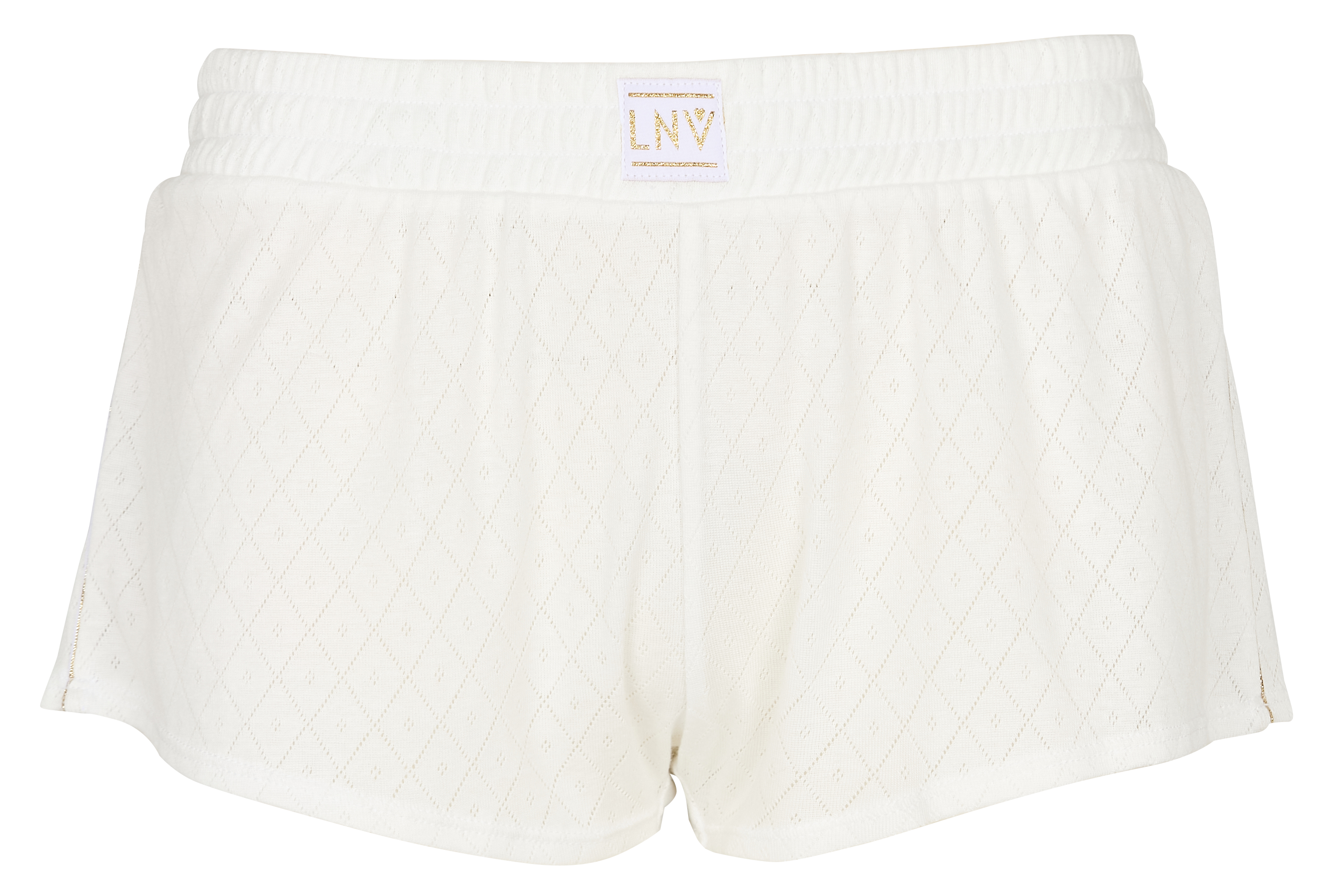 Short loungewear en maille pointelle  LA NOUVELLE Blanc