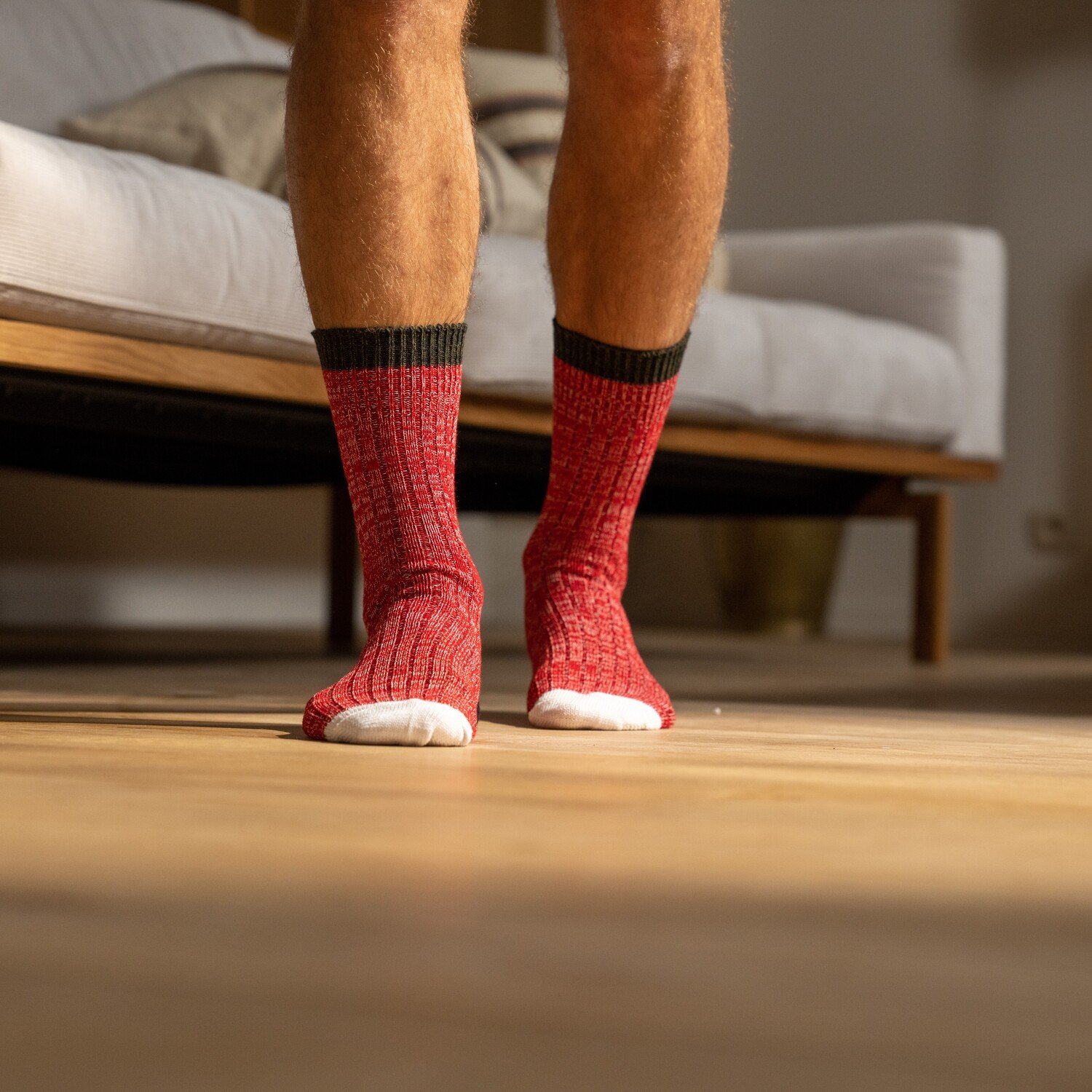 Thick cotton club socks BILLYBELT Red