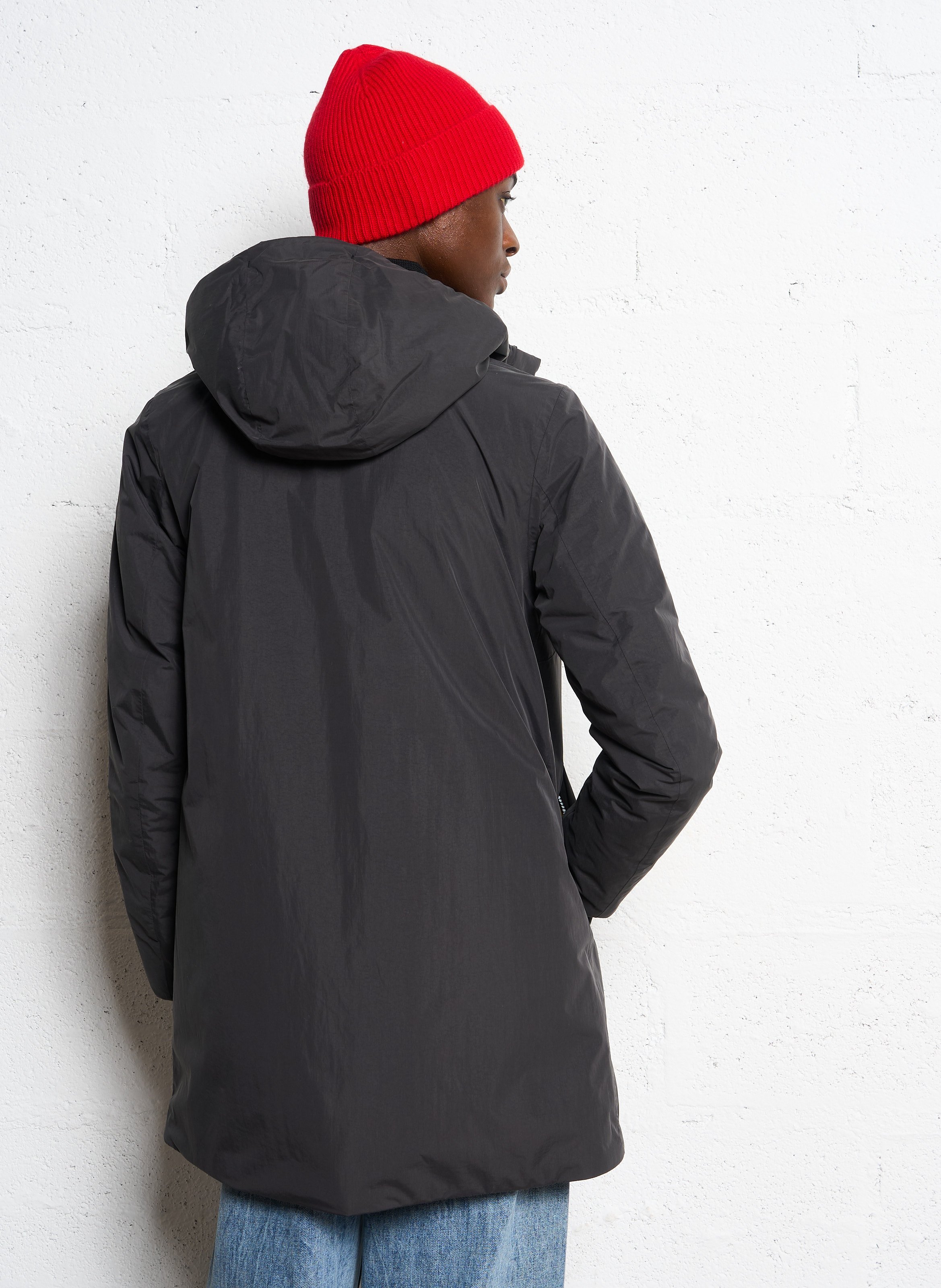 Feiner Parka mit Kapuze K-WAY Schwarz
