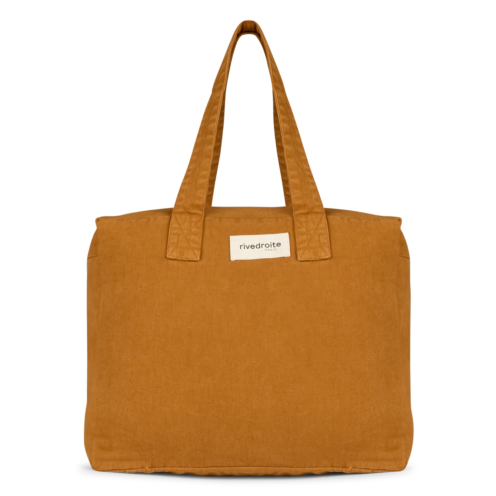 Cotton weekend bag RIVEDROITE PARIS Brown