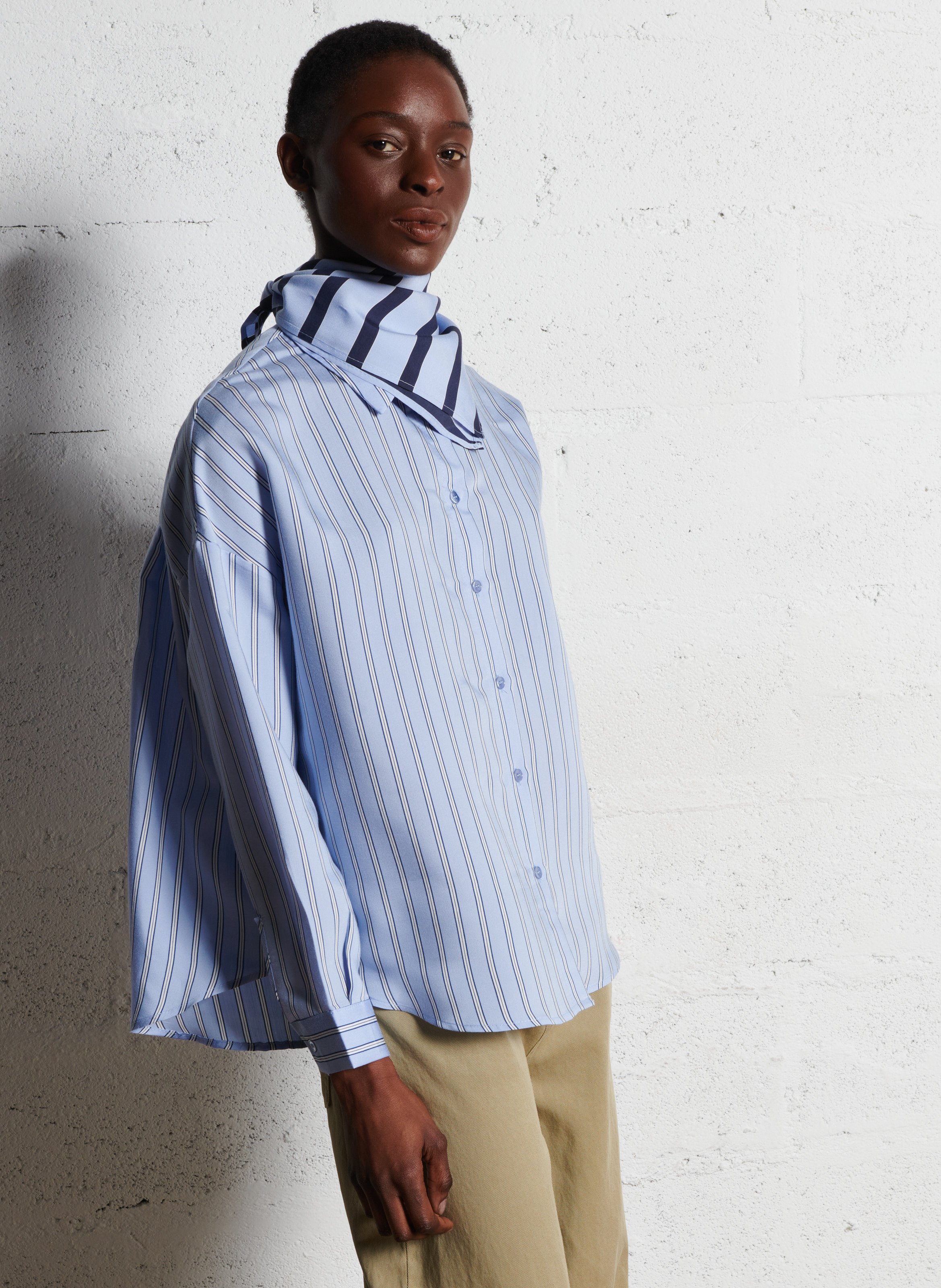 Chemise ample rayée IMPERIAL Bleu