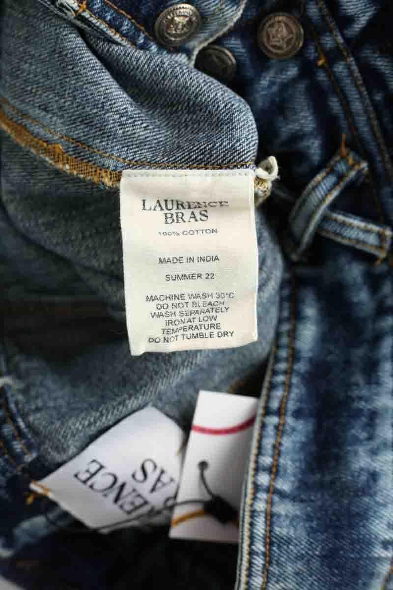 Cotton jeans LAURENCE BRAS - Seconde Main Blue