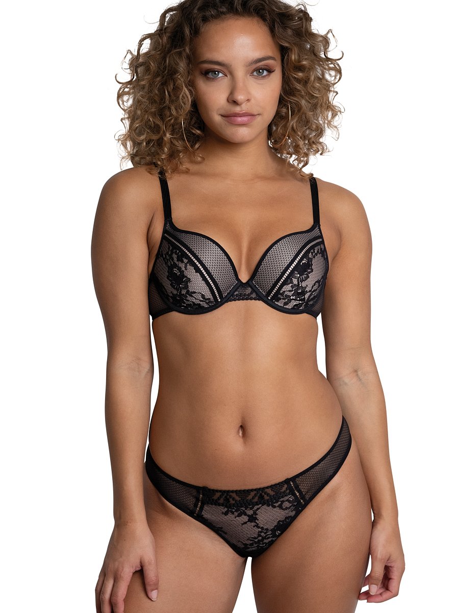 Cotton tanga PASSIONATA Black