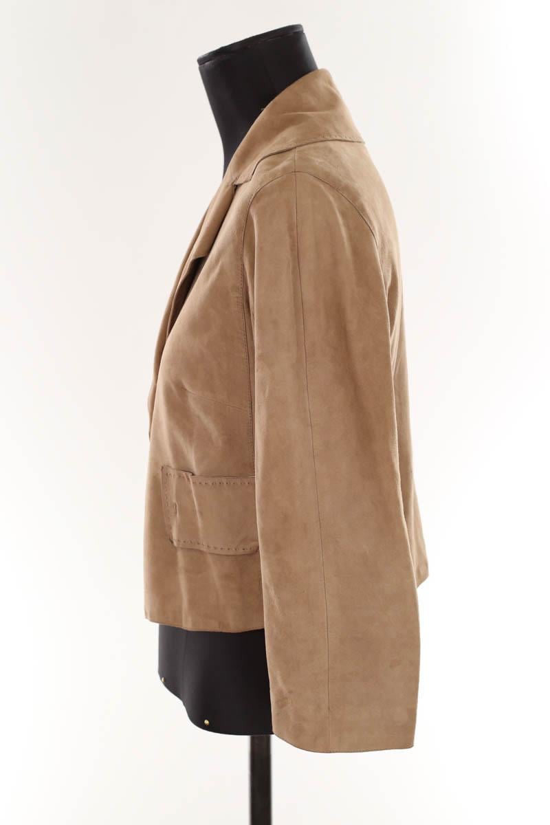 Short suede blazer PAULE KA - Seconde main Brown