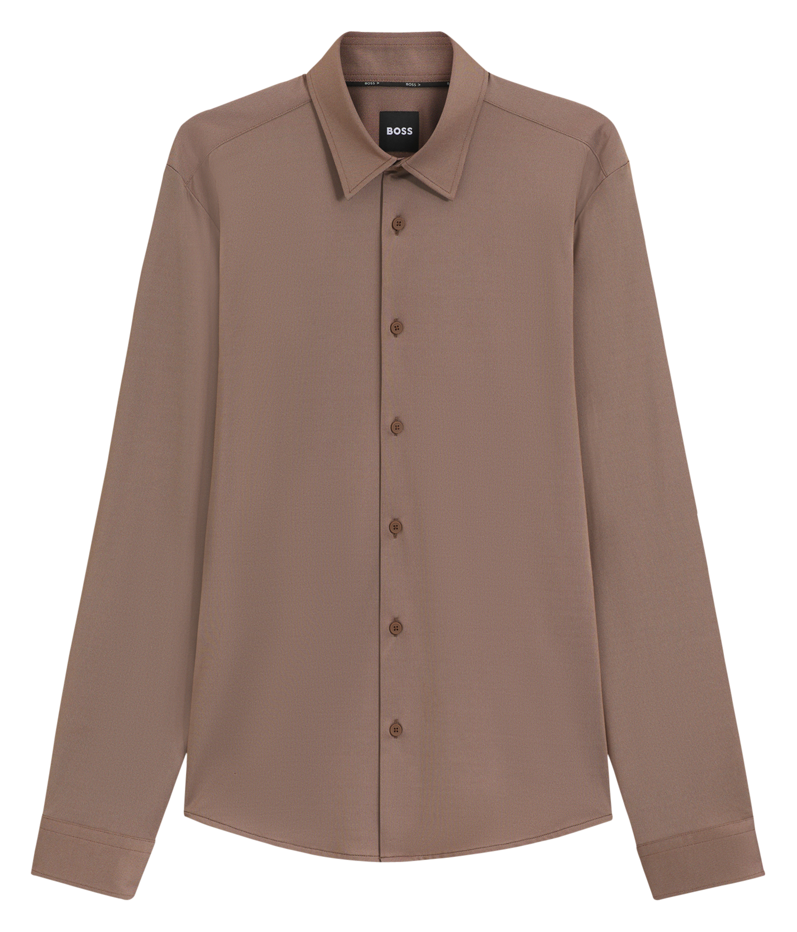 Slim-fit shirt BOSS Brown