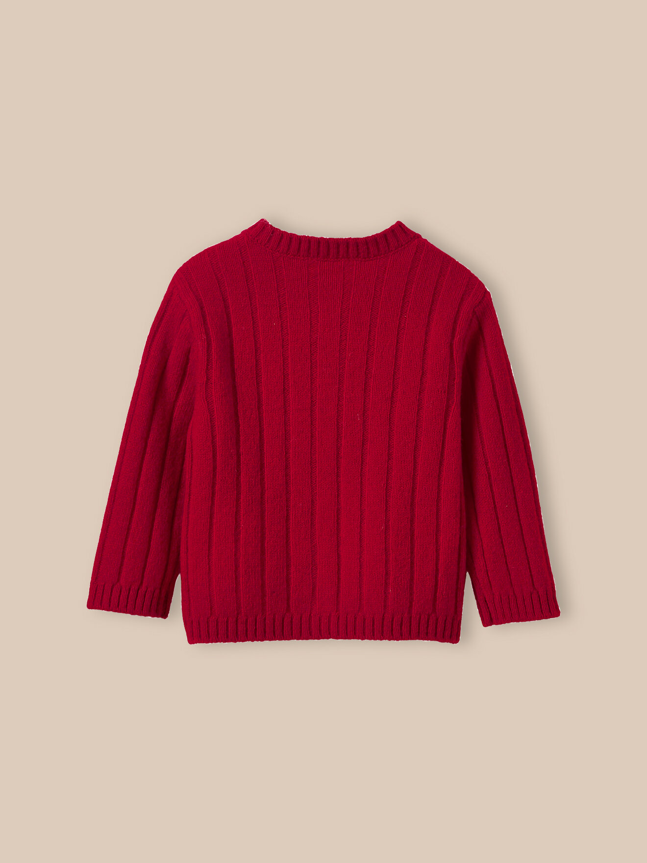 Merino wool vest CYRILLUS Red