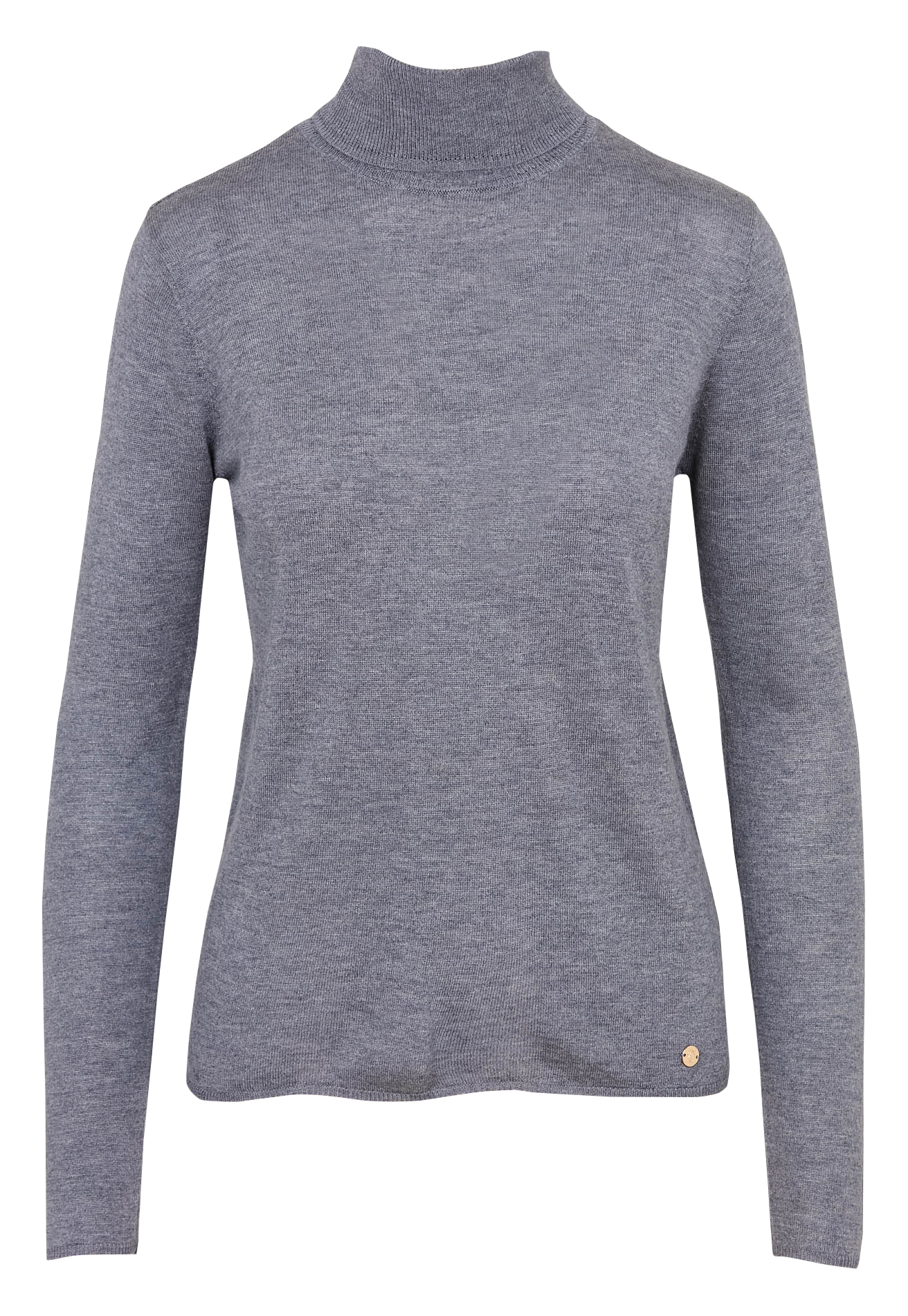 Rollkragenpullover mit langen Ärmeln in Uni-Farbe LA PETITE ETOILE Grau