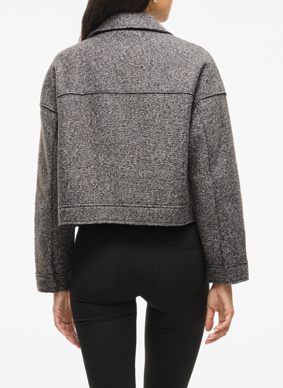 Blouson col classique  VILA Gris