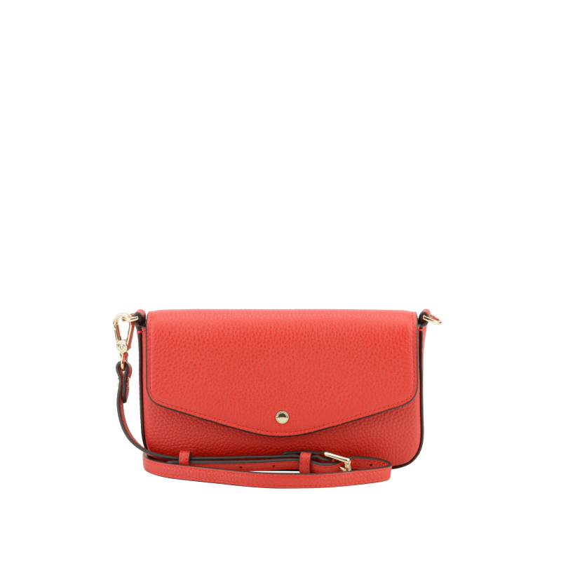 Club | Bright Red Clutch Bag POURCHET Red