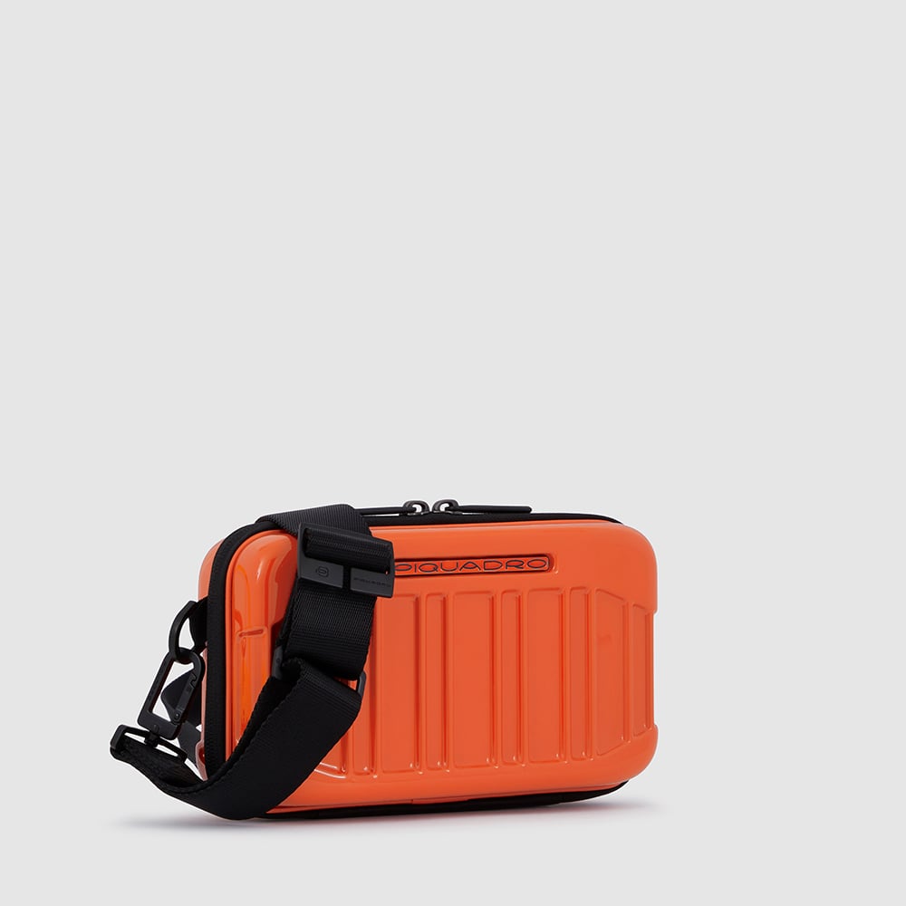 Crossbody bag type personal case PIQUADRO Orange