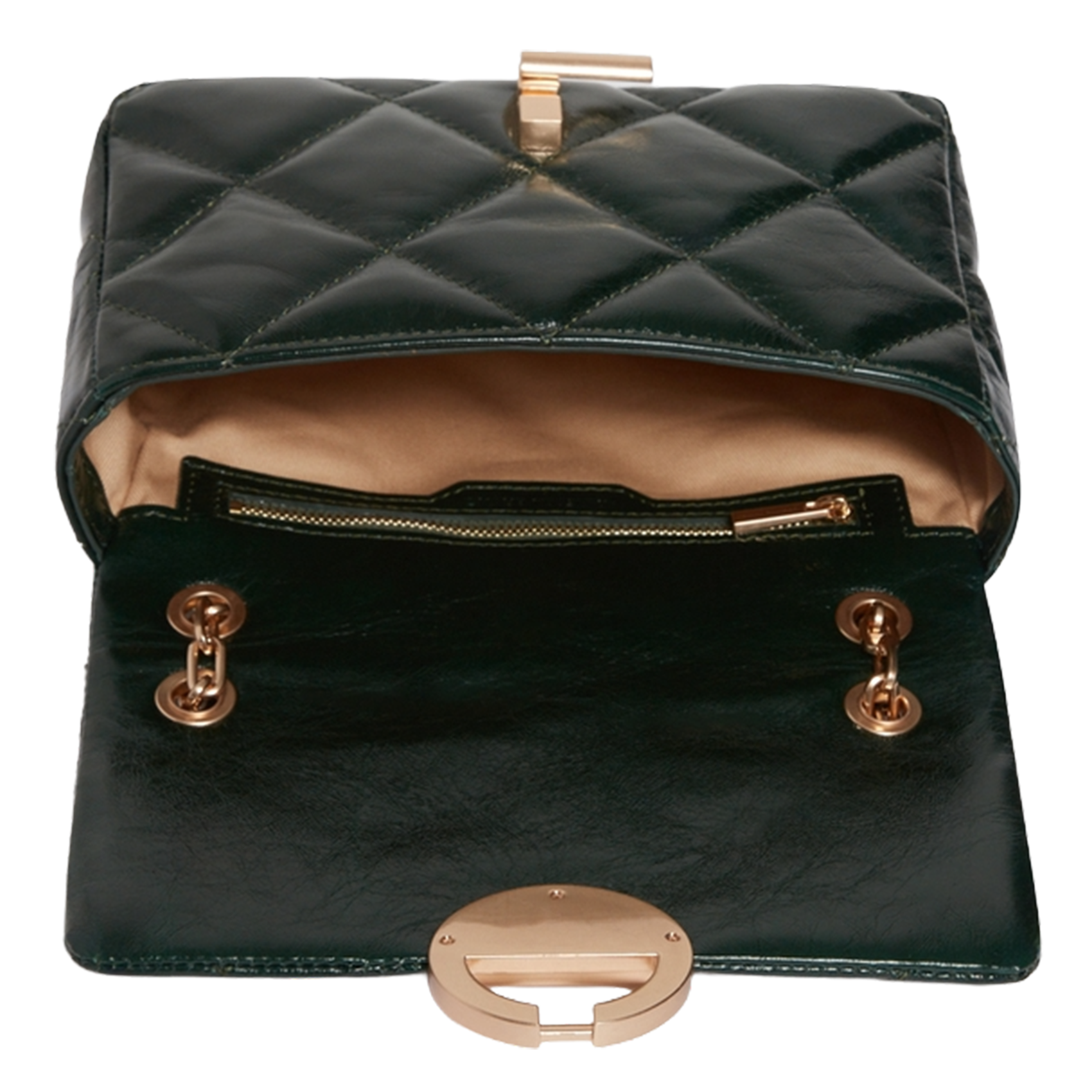 Sac bandoulière en cuir VANESSA BRUNO Vert