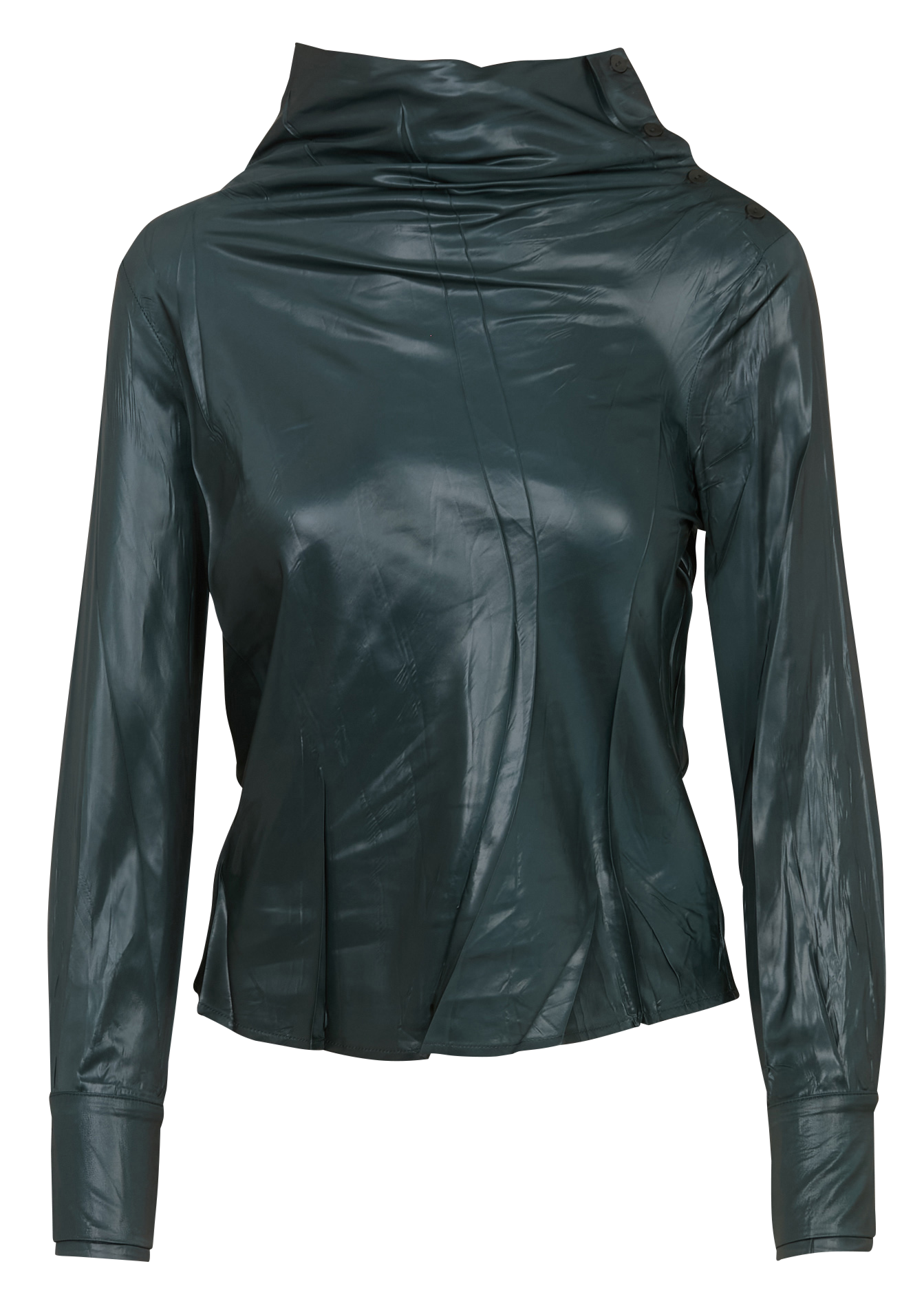 Turtleneck top COTELAC Green