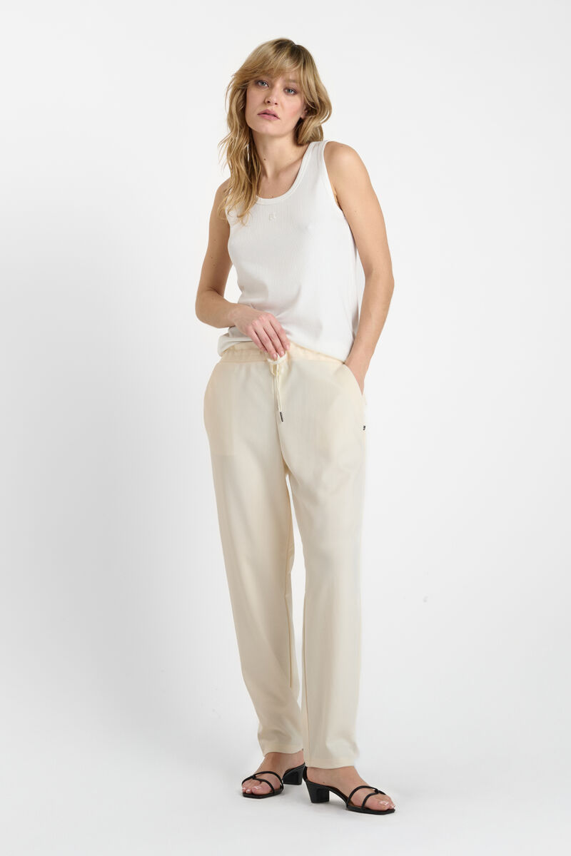 Straight pants LE TEMPS DES CERISES White