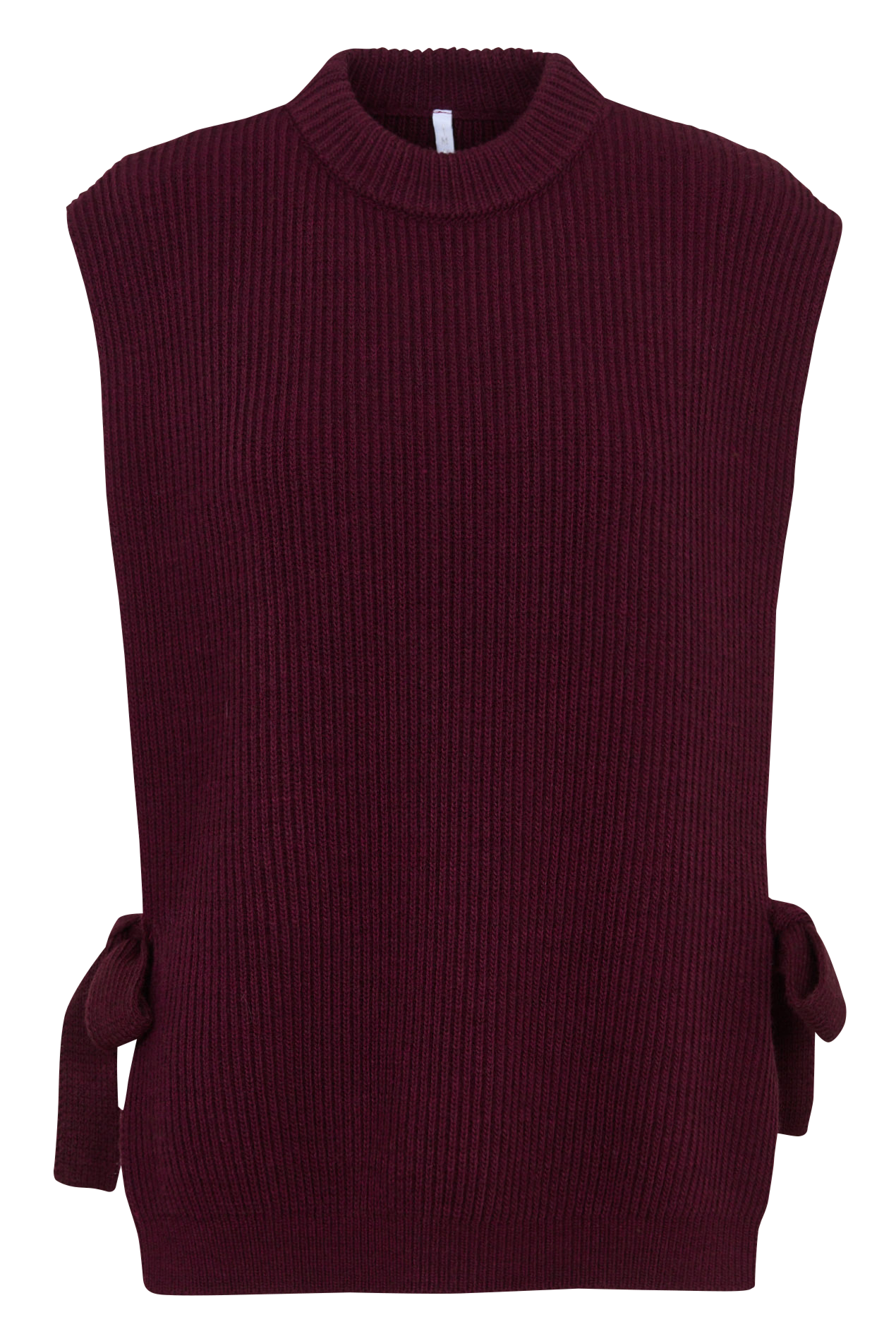 Pull droit col rond en maille IMPERIAL Rouge
