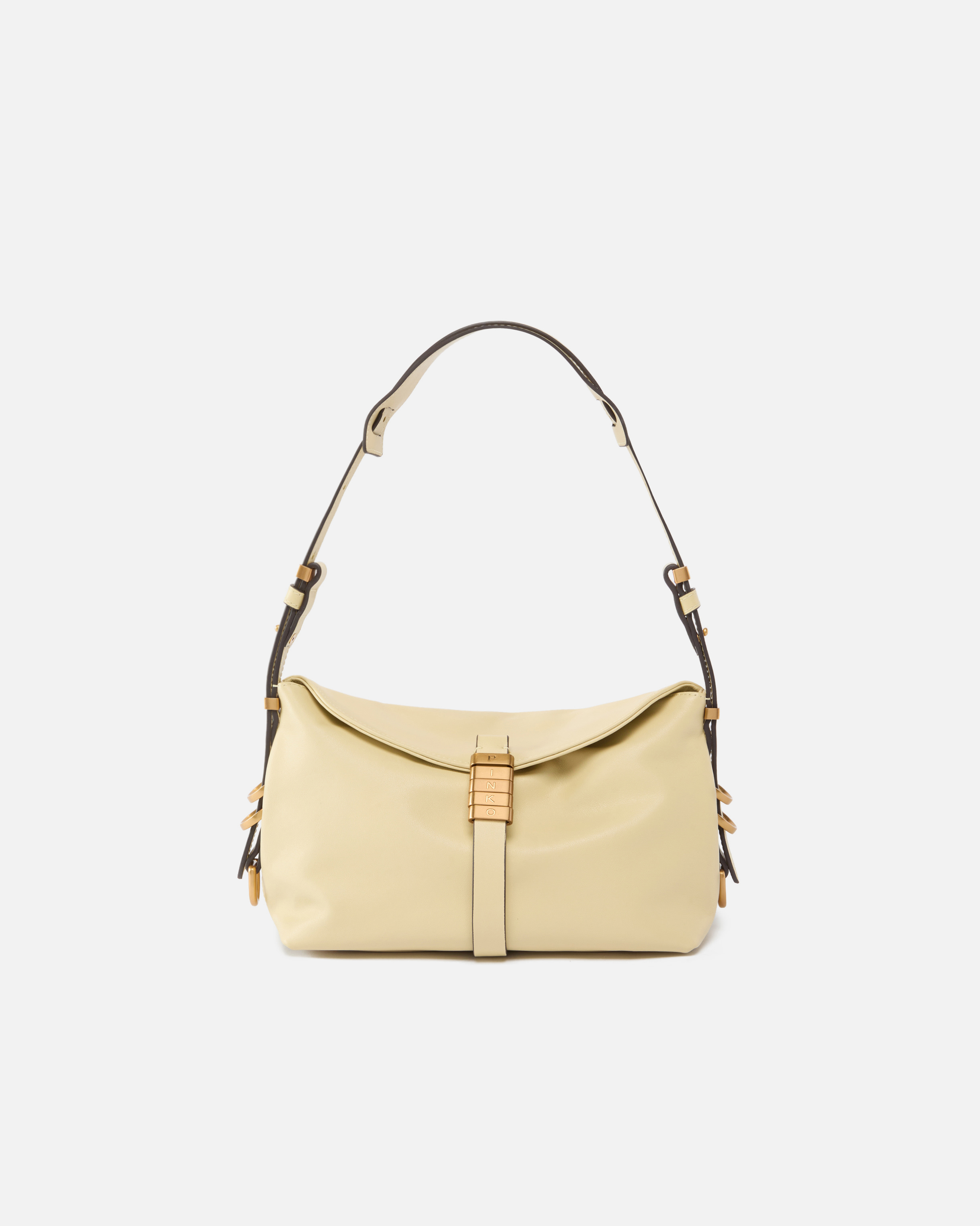 Petit sac porté épaule saddle bag en cuir PINKO