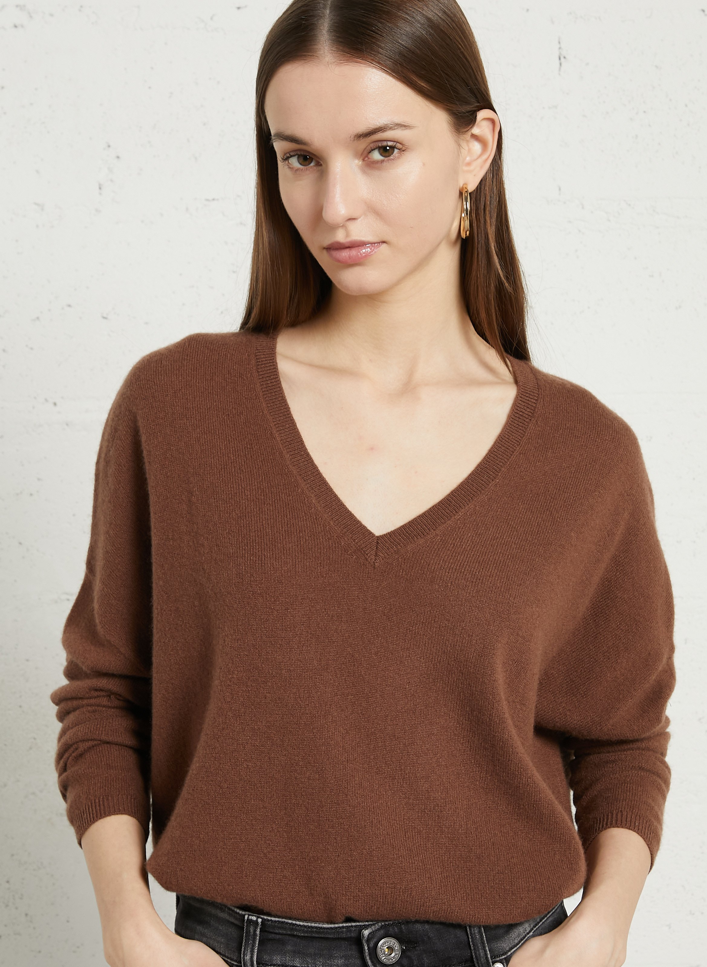 Ciel - Kaschmirpullover mit V-Ausschnitt SUD EXPRESS