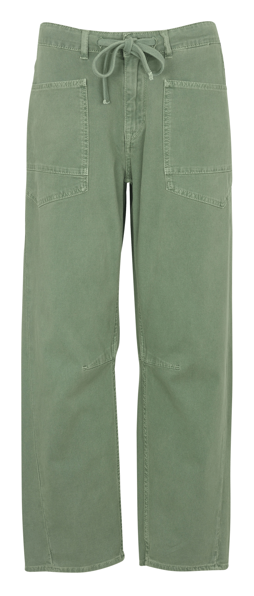 Pantalon large en coton mélangé LE TEMPS DES CERISES Vert
