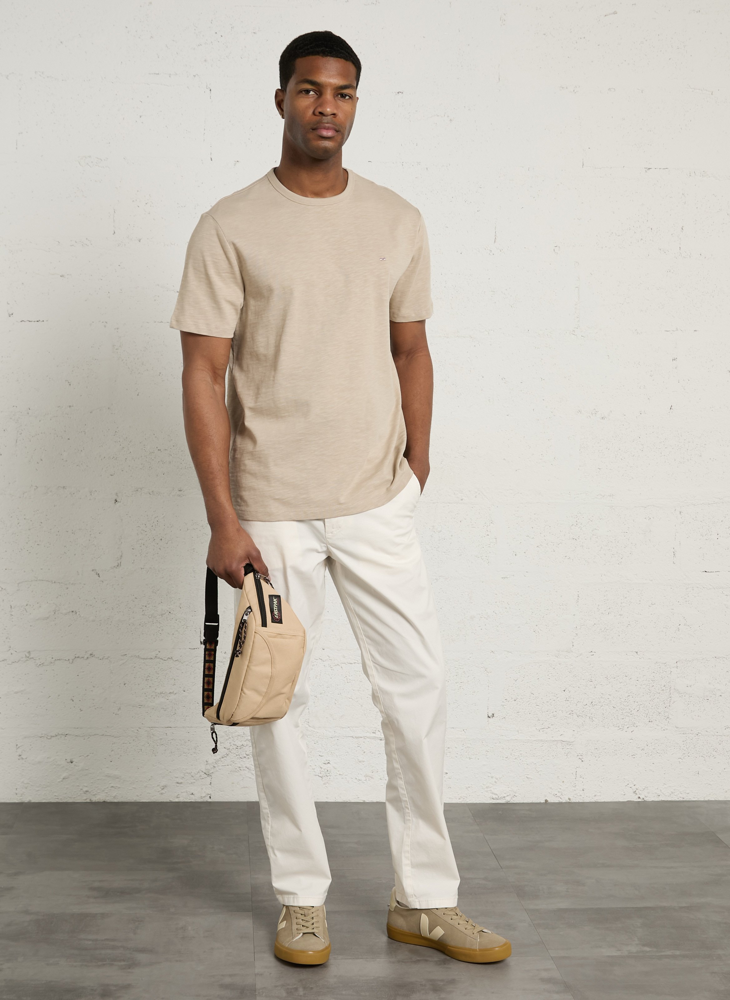 Adjustable waist bag EASTPAK Beige