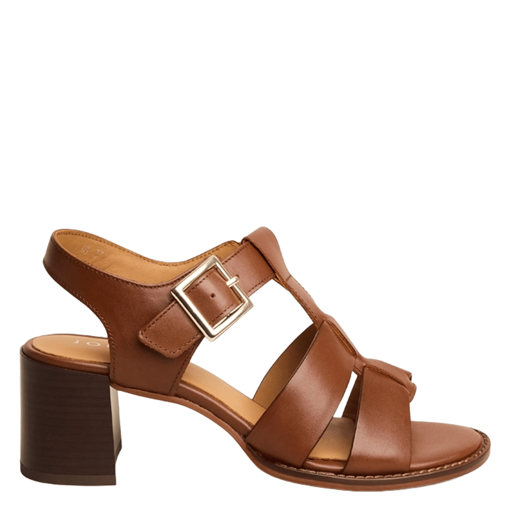 Alice - Ledersandalen mit Absatz JONAK Braun