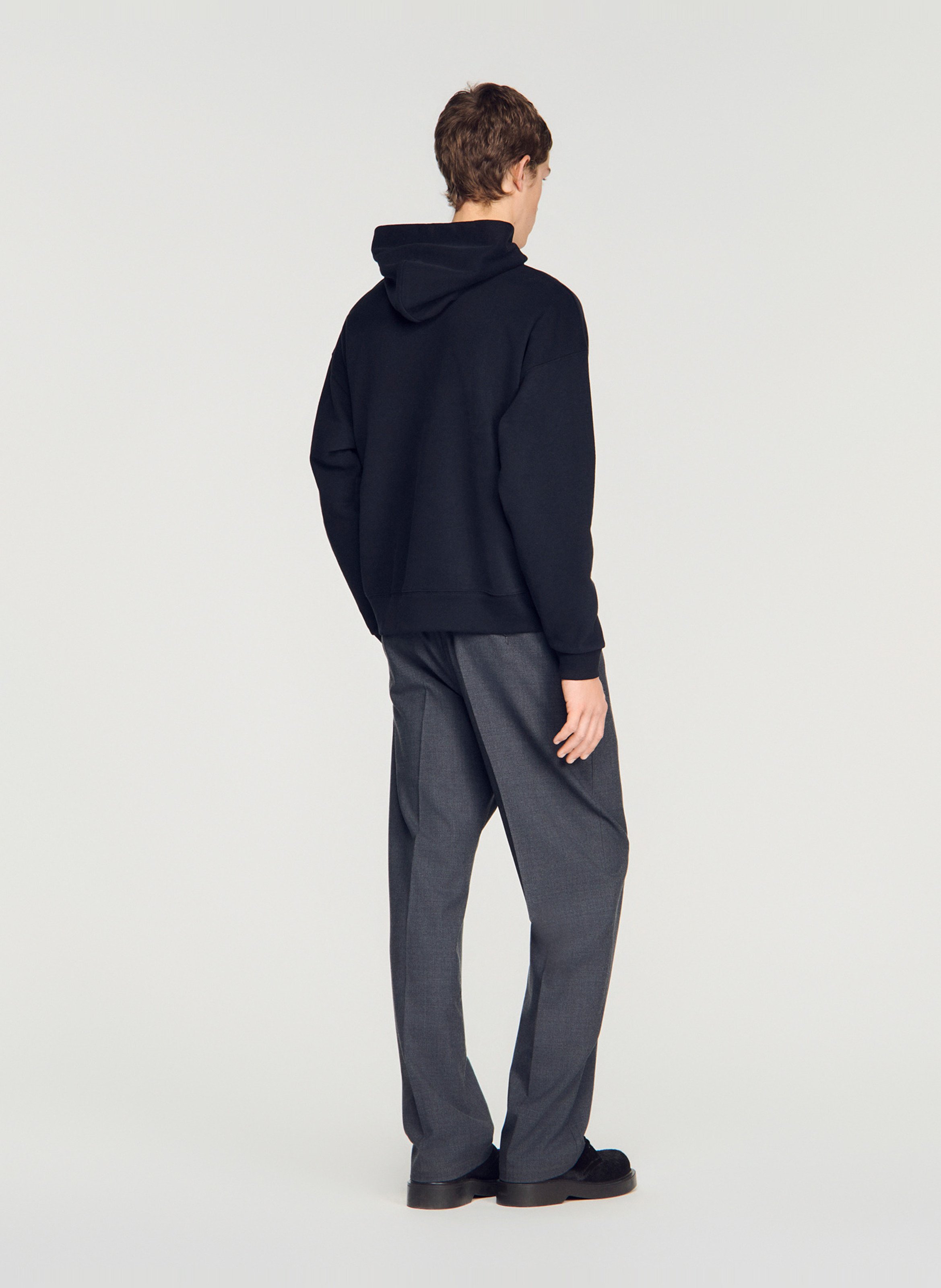Sweat en coton SANDRO Noir