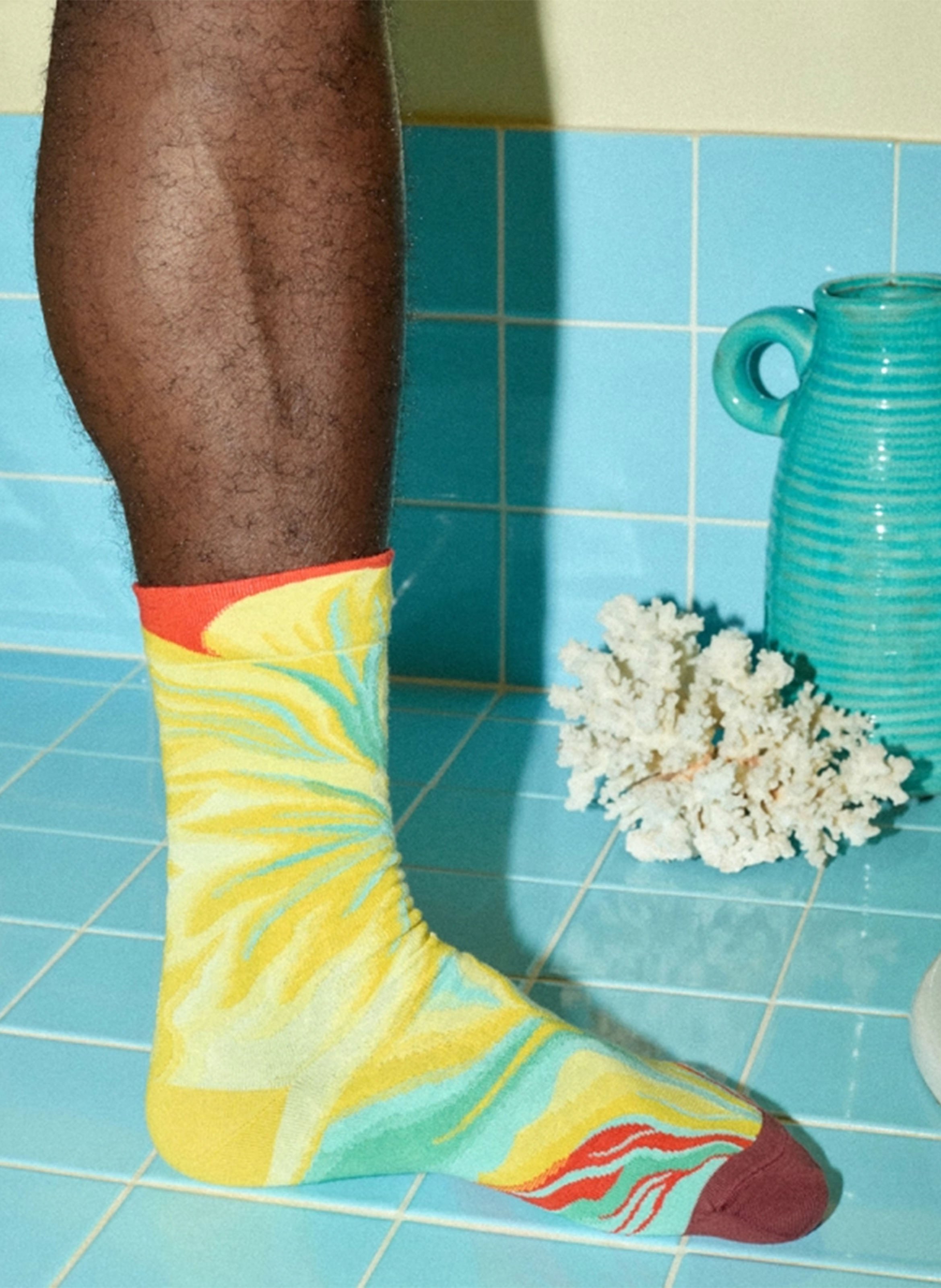 Chaussettes en coton mélangé imprimé BONNE MAISON Multicolore