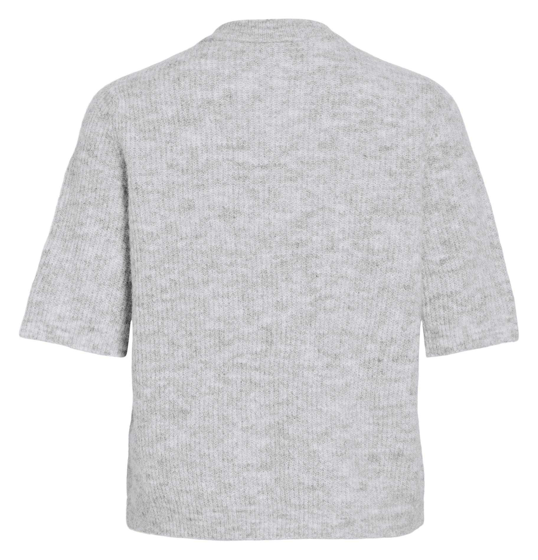 Straight short-sleeved cardigan VILA Grey