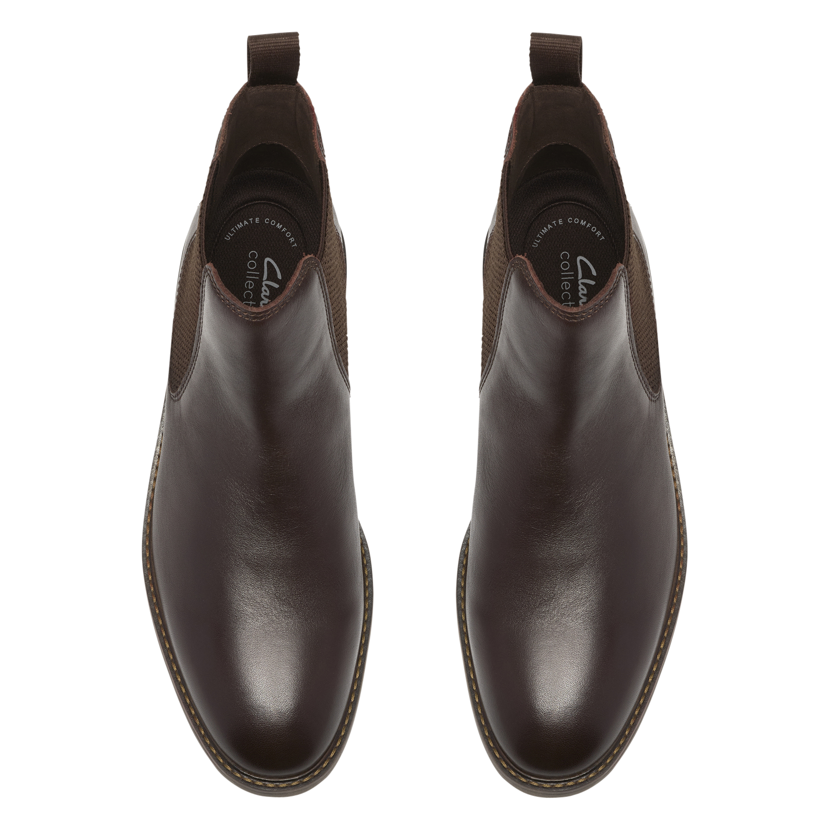 Lederstiefeletten CLARKS Braun