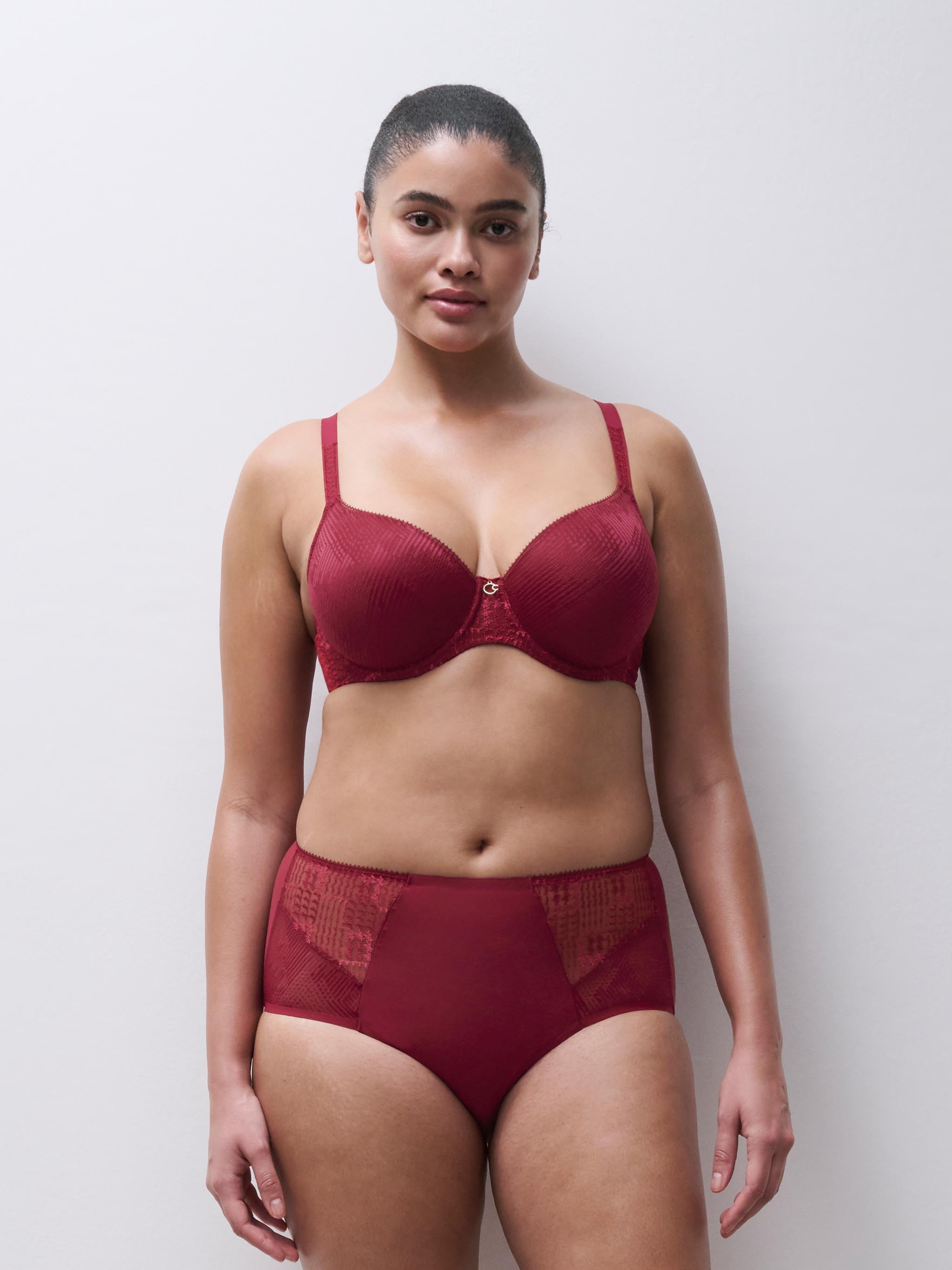 Dark Fold panties CHANTELLE Red