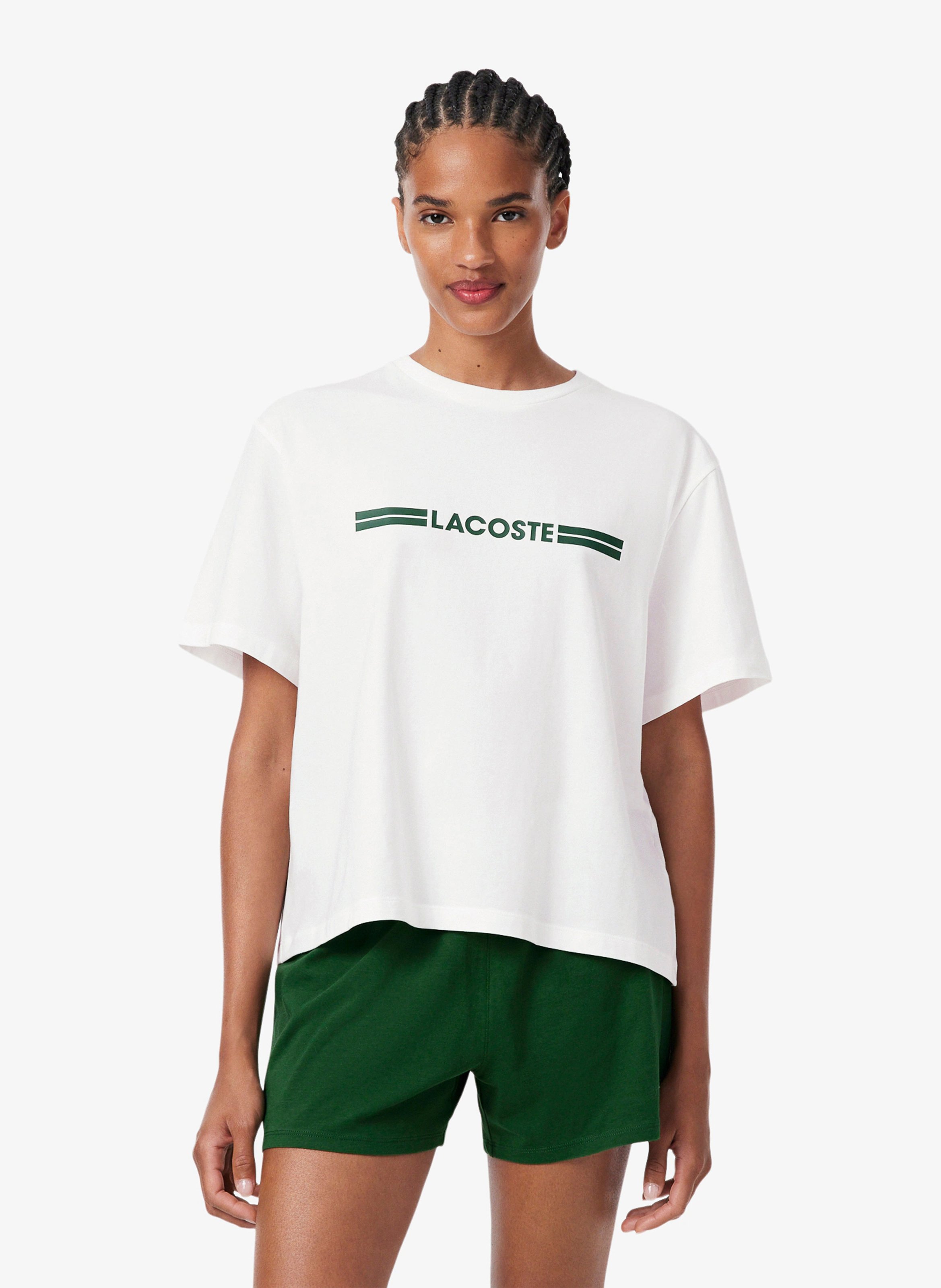 Cotton-mix pajama set LACOSTE Multicolored