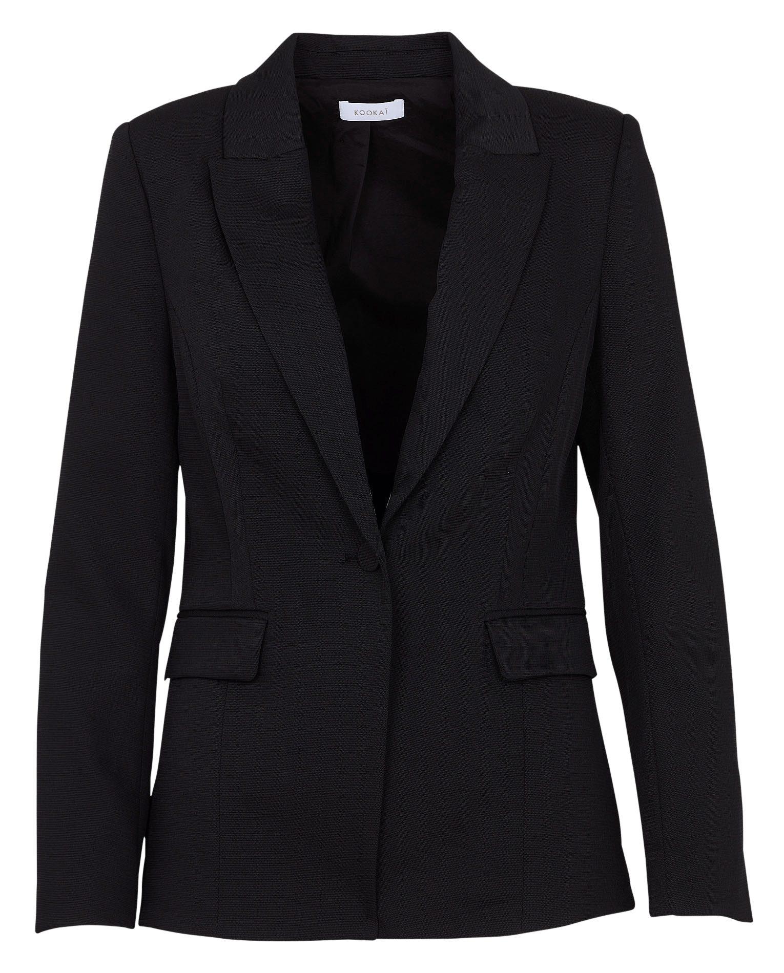 Veste ajustée col tailleur  KOOKAI Noir