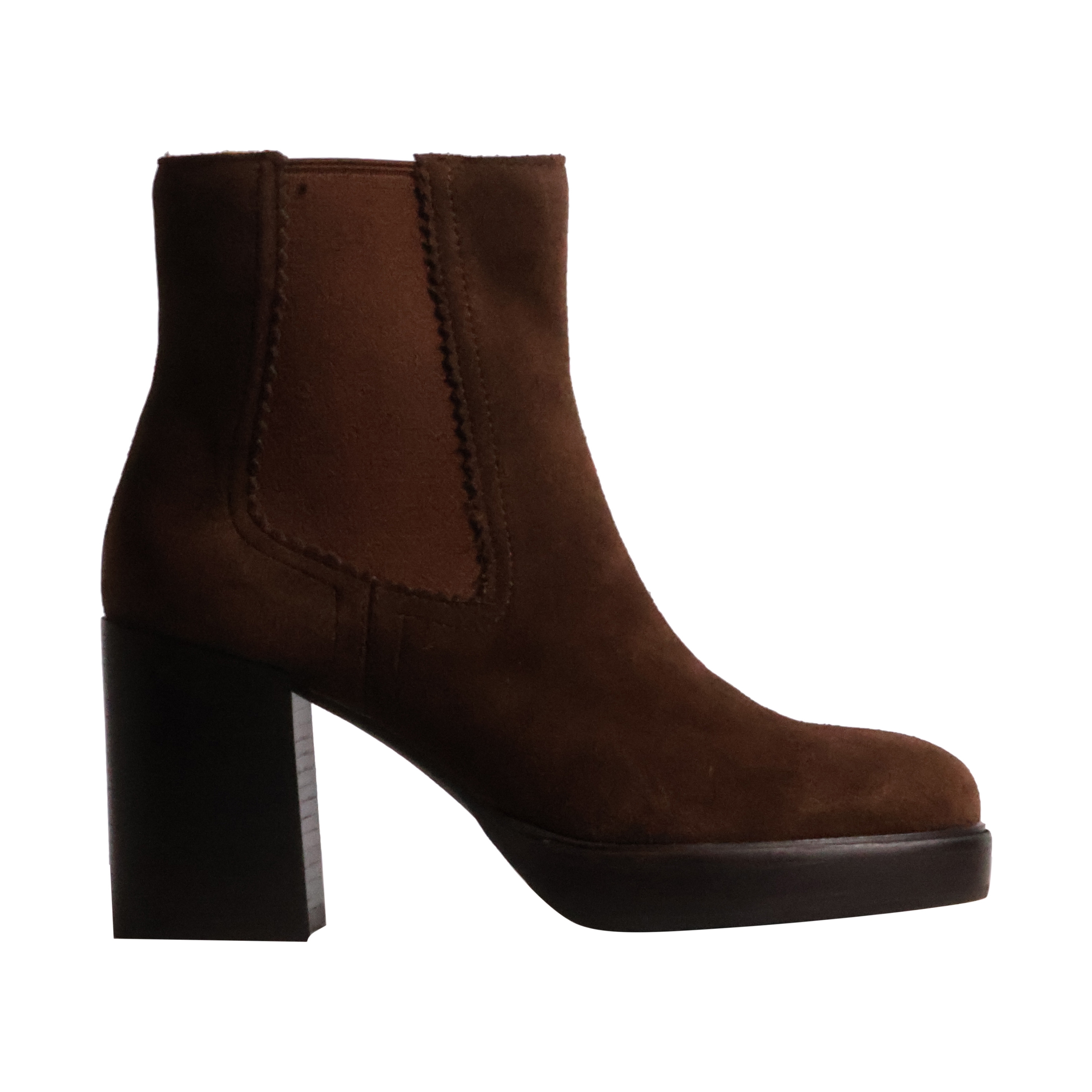 Fabienne leather ankle boots EMILIE KARSTON Brown